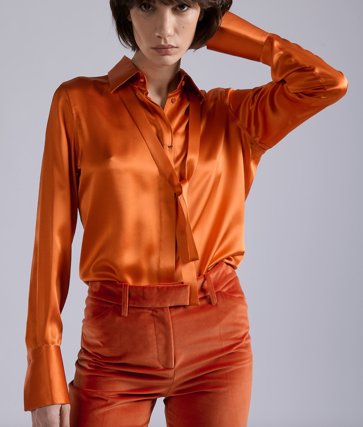 Tie Neck Blouse Tie Neck Blouse