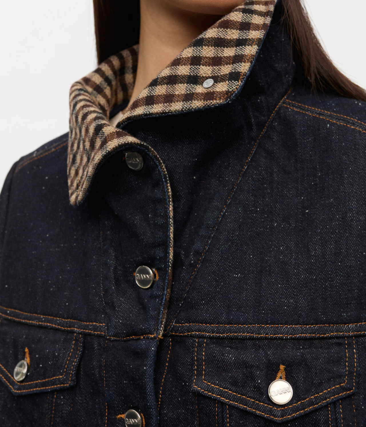Neppy Denim Bonded Jacket