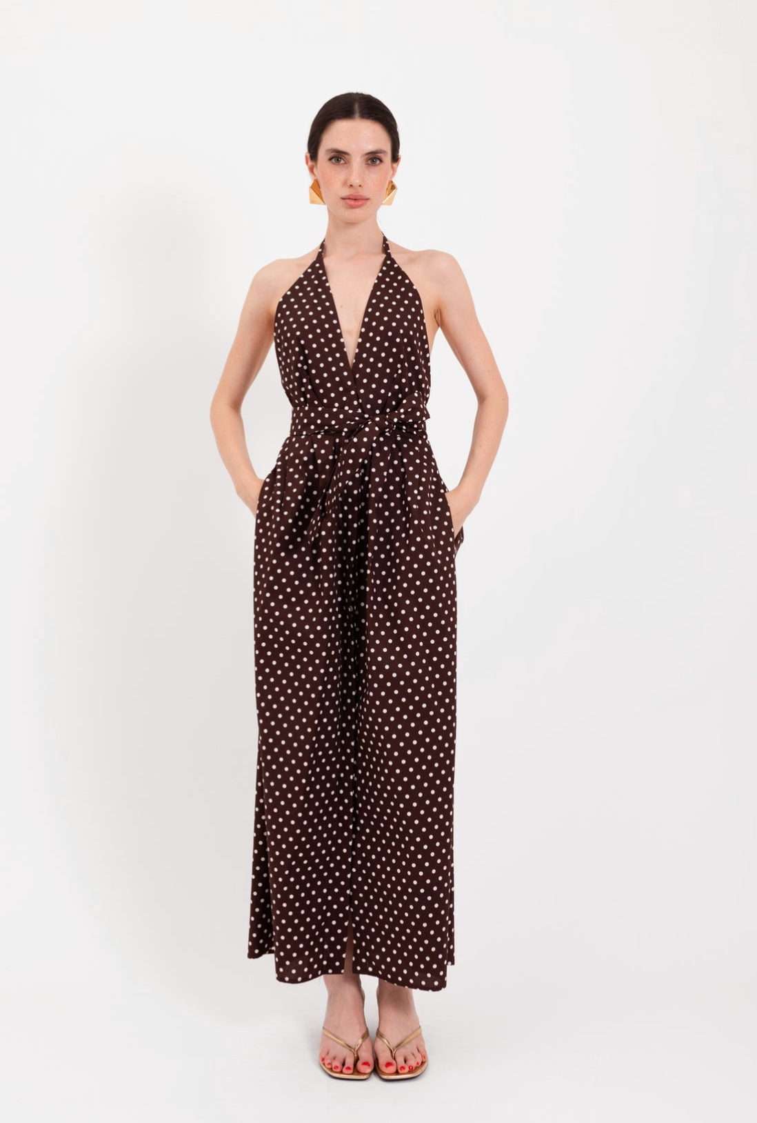 halter maxi dress pattern Do not tumble dry Color:Black Linen fesize 12 Nautica wingdeck oxford shoes