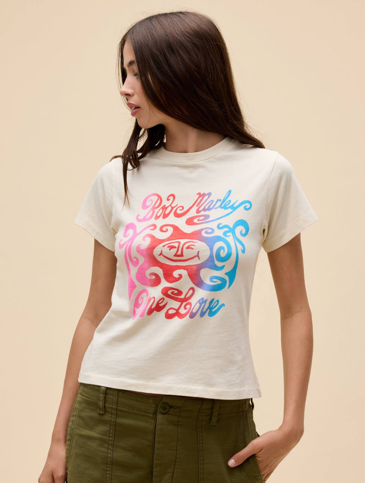 Bob Marley One Love Gradient Vintage Tee