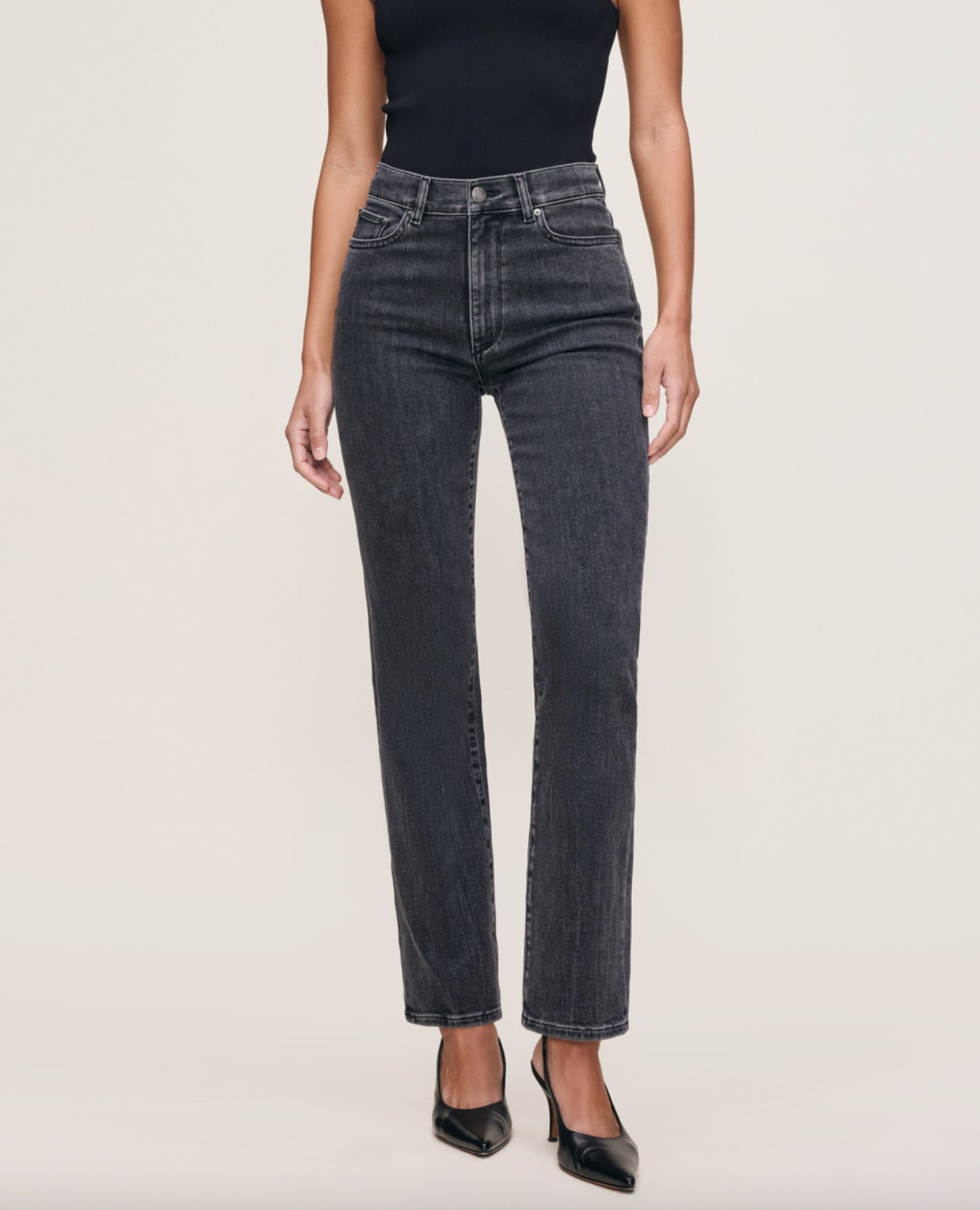 Halle Straight, High Rise Instasculpt Jean