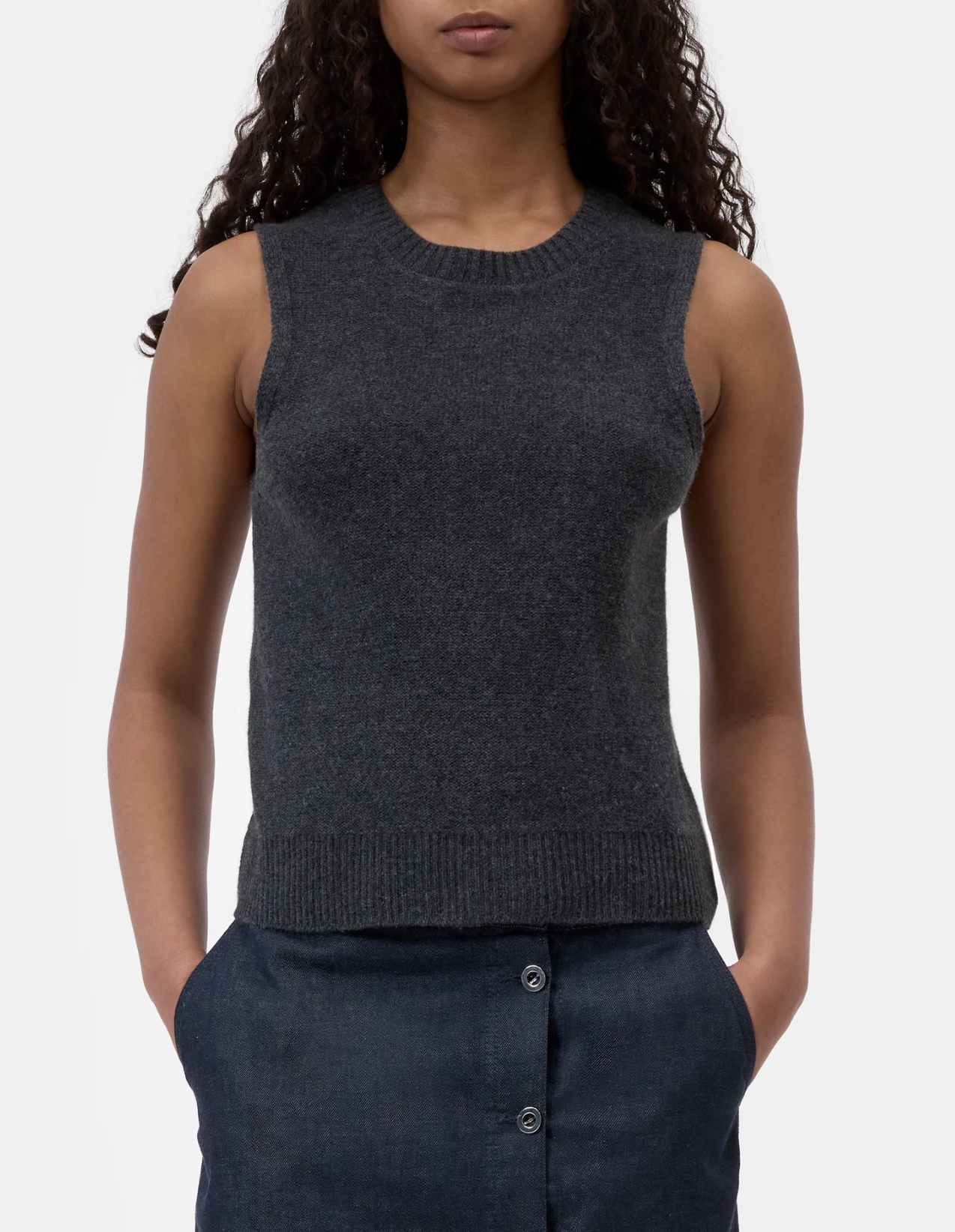 Crew Neck Vest