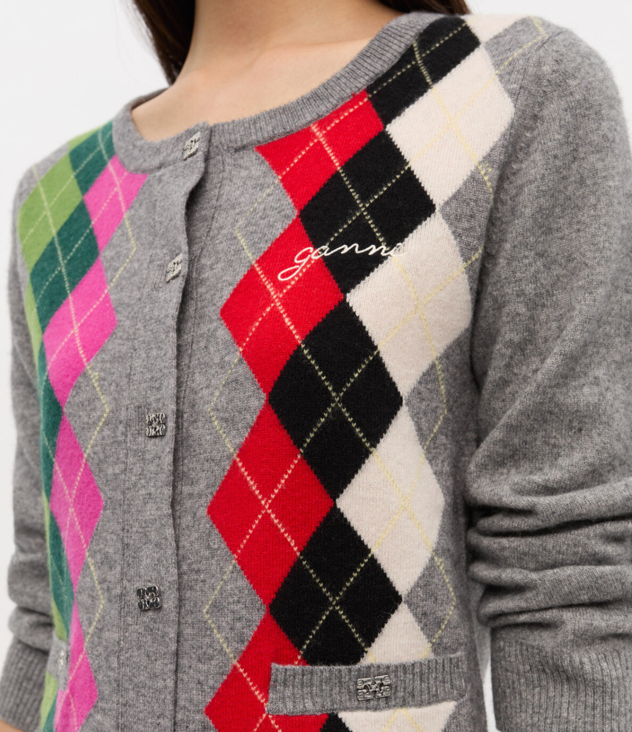 Cashmere Wool Mix Cardigan