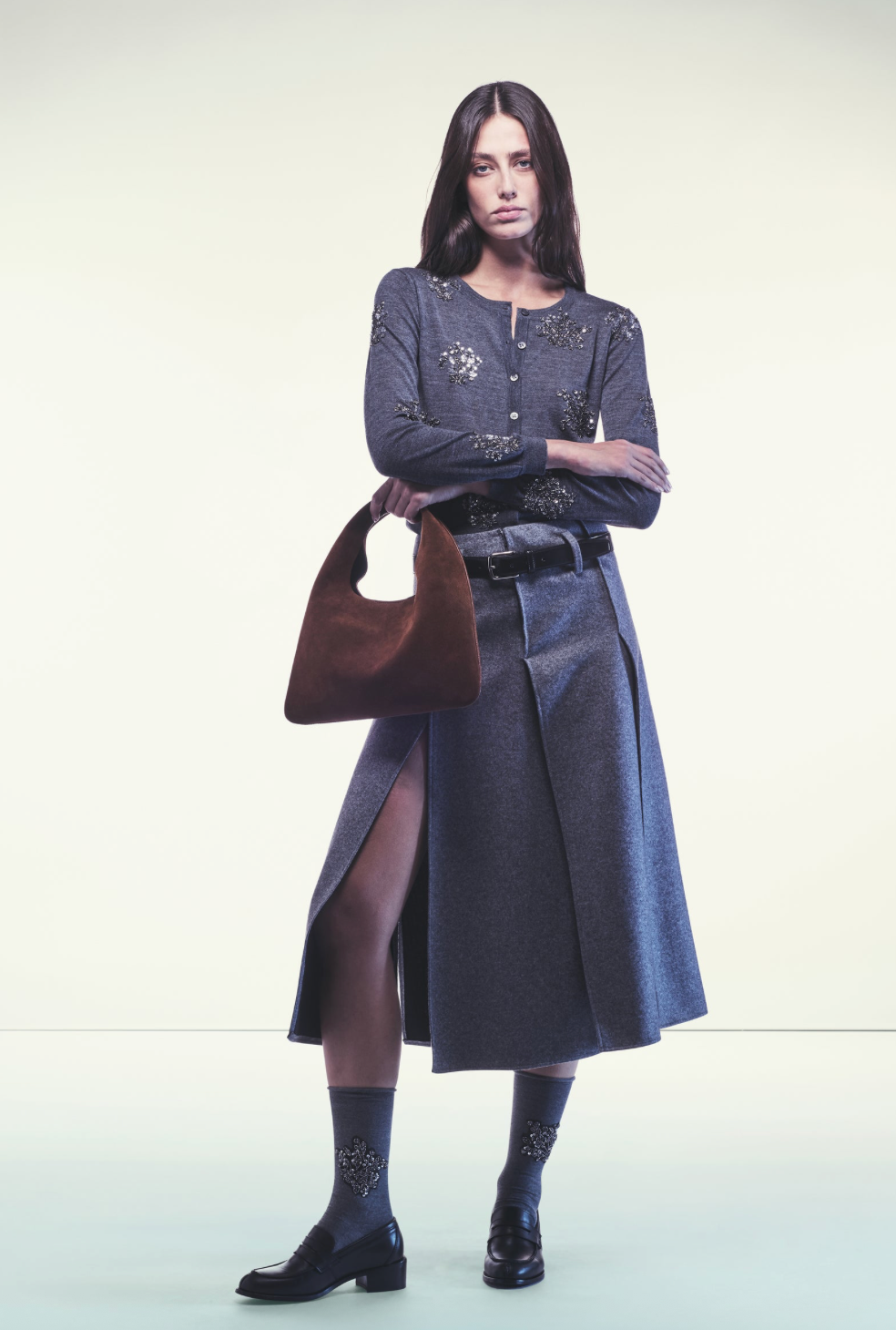 Cardigan with Sequin Detail