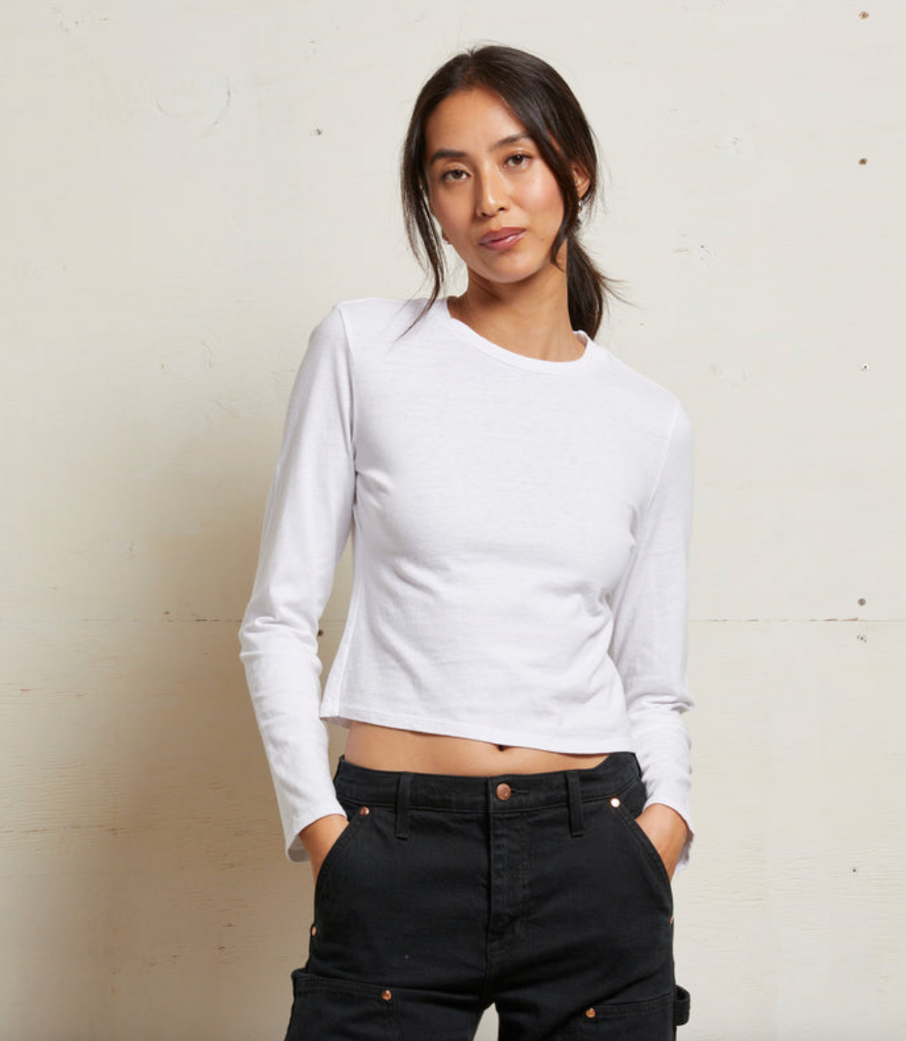 Jamie Recycled Cotton Long Sleeve