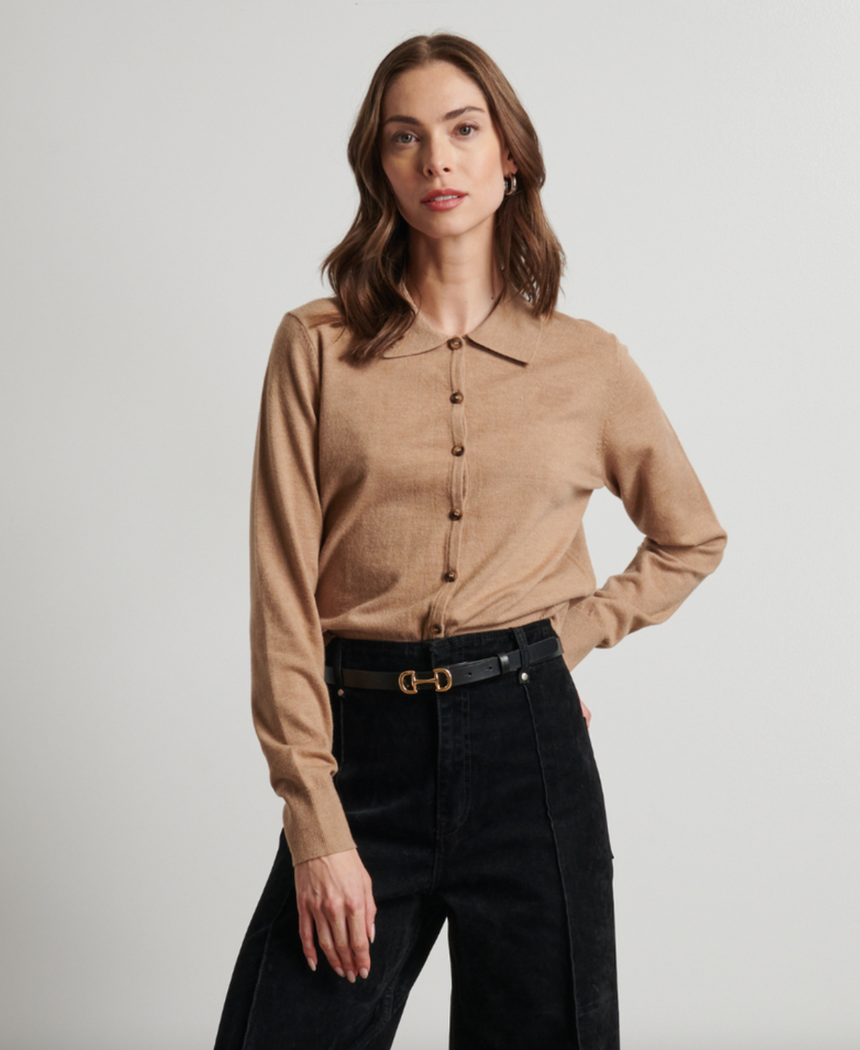 Fawn Polo Top