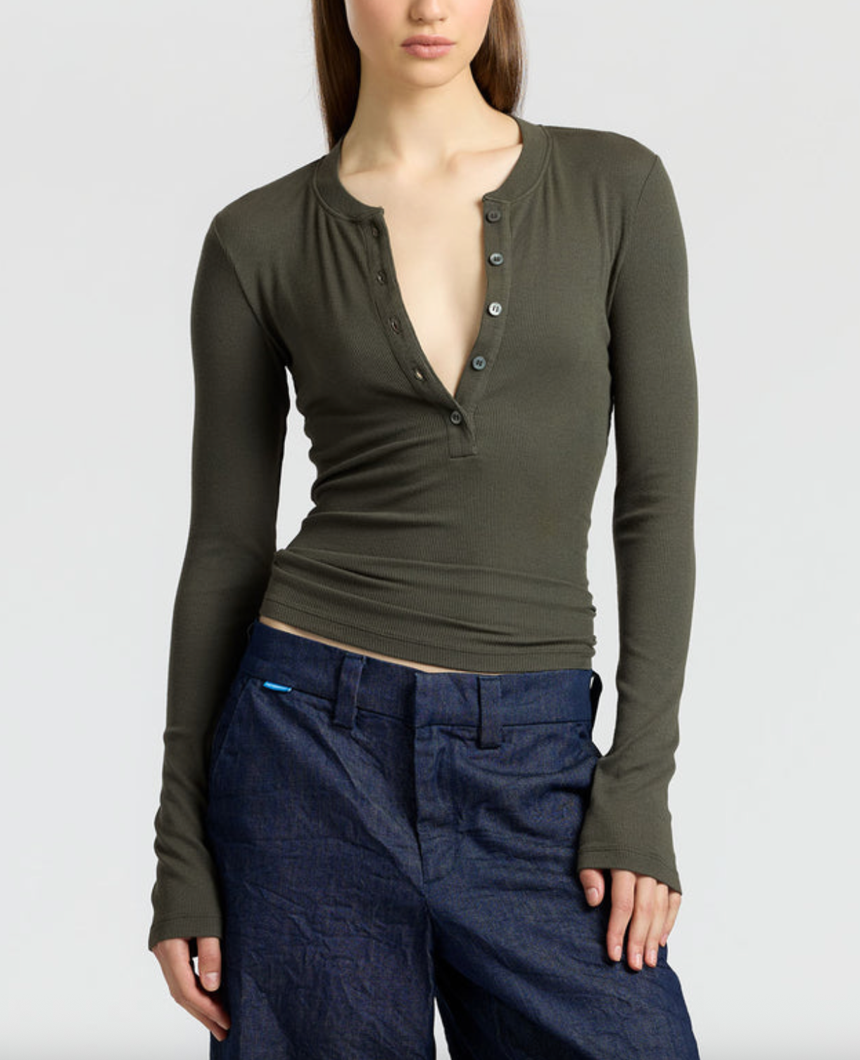 Verona Long Sleeved Henley