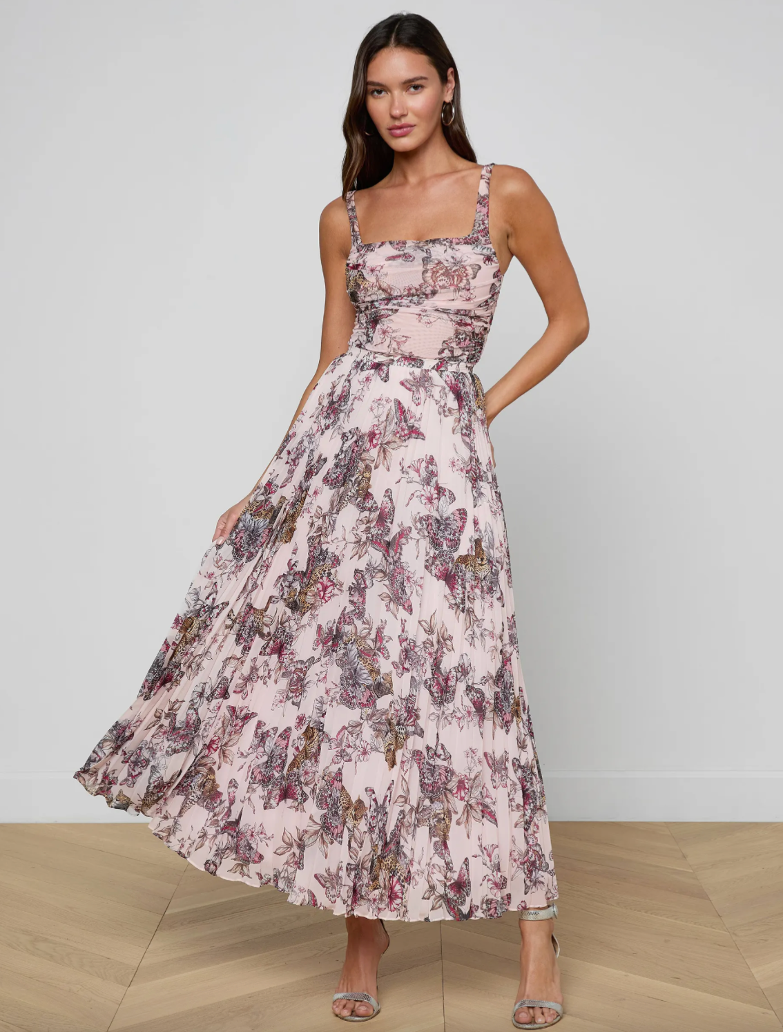 Torin Pleated Maxi Skirt