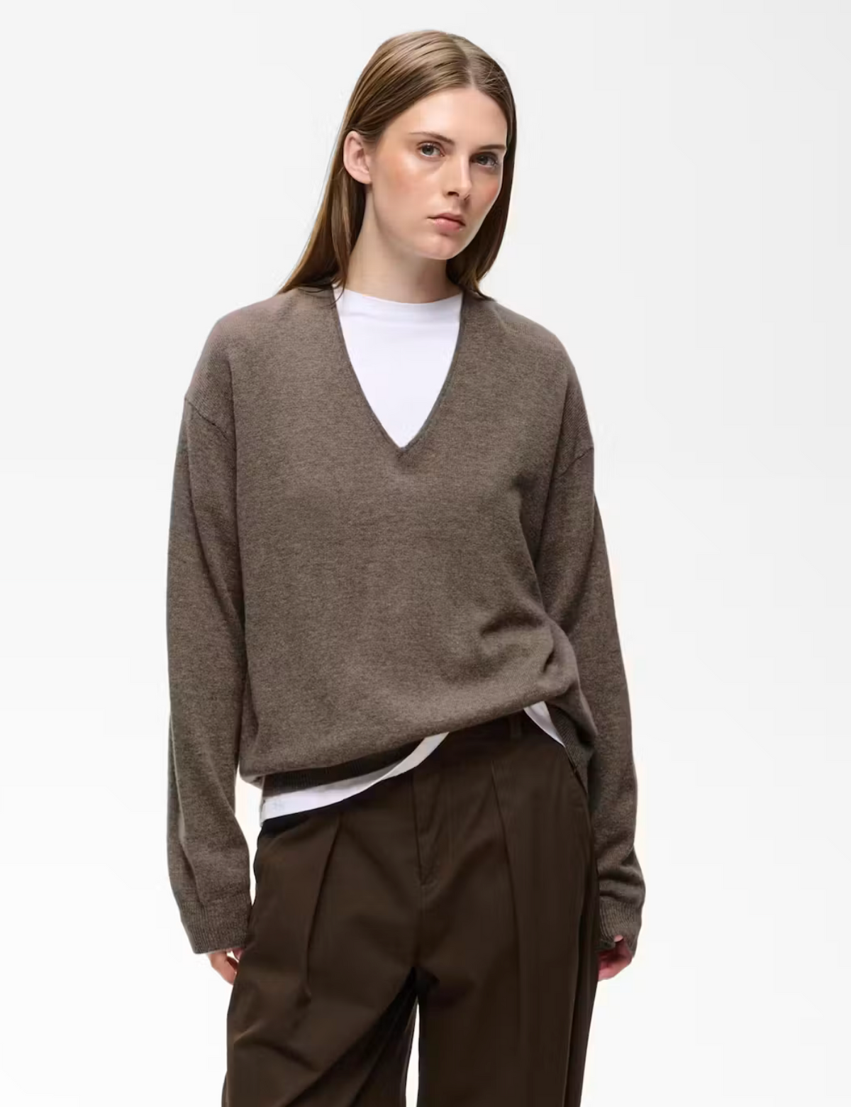 Tally Monika V-Neck Chocolate