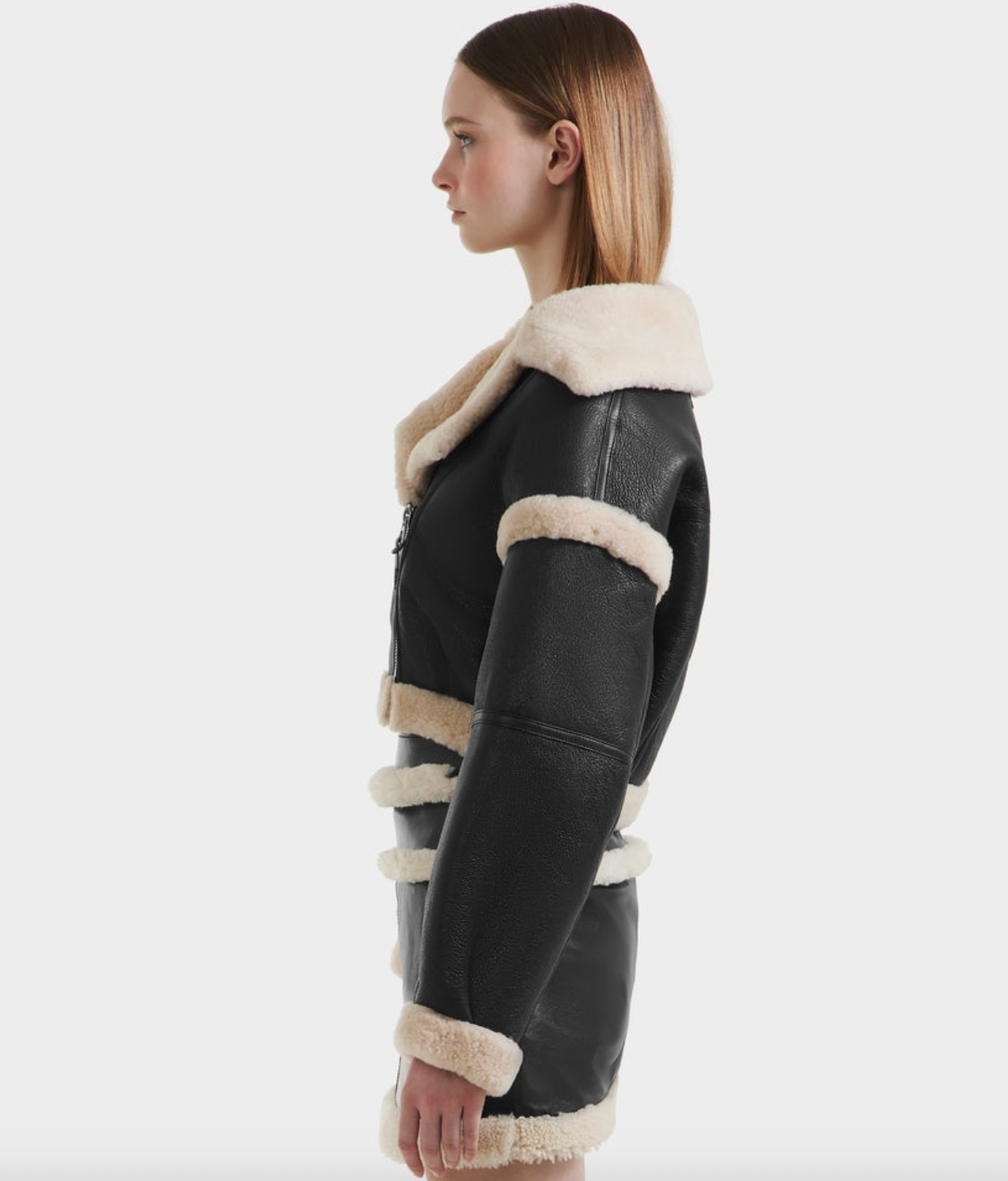 Arianna Cropped Shearling Jacket Arianna Cropped Shearling Jacket