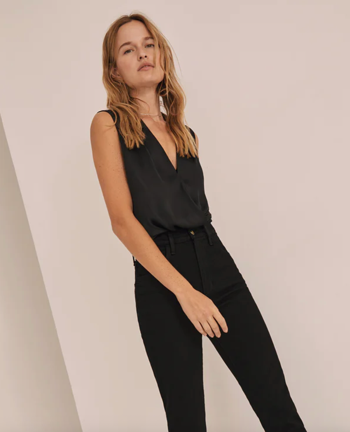 The Sleeveless Date Blouse