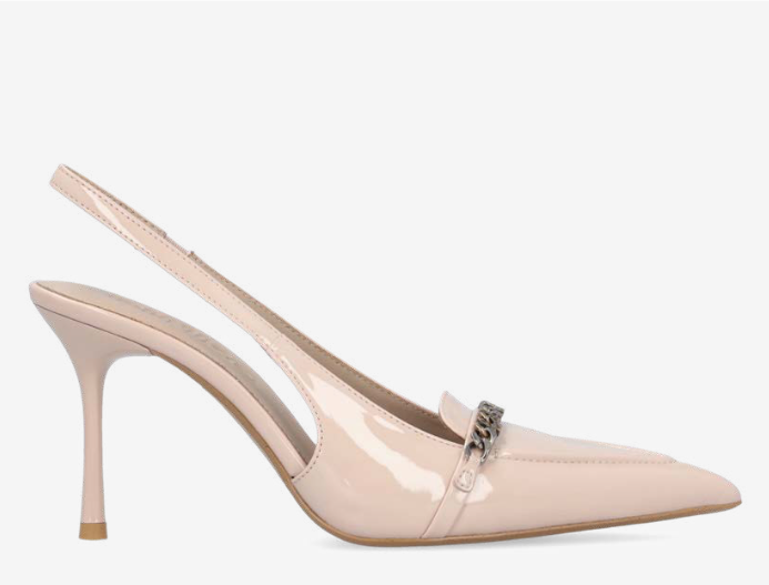 Elsa 7 Slingback with Curb Chain - Garbarini Elsa 7 Slingback with Curb Chain - Garbarini