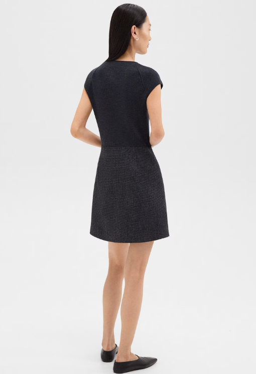 Wrap Skirt Mini Dress