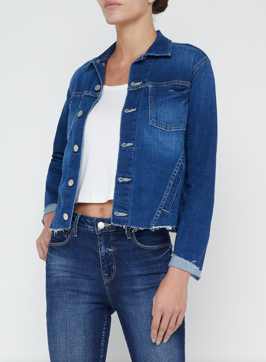 Janelle Slim Raw Jacket