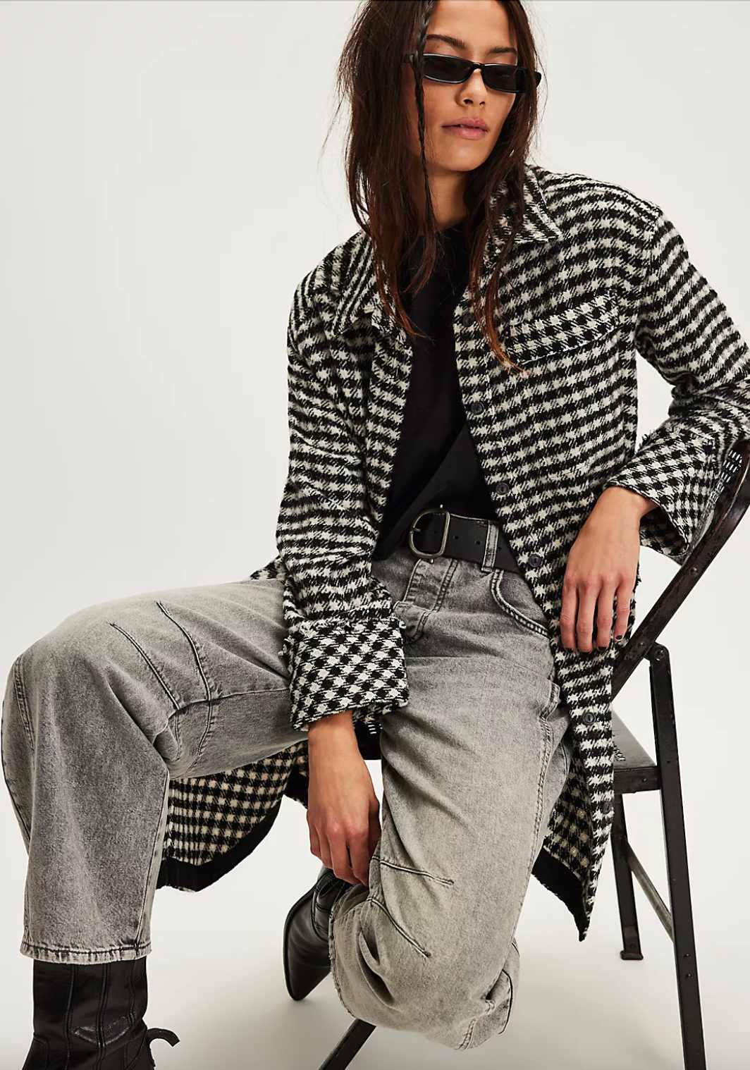 Get Around Houndstooth Jacket