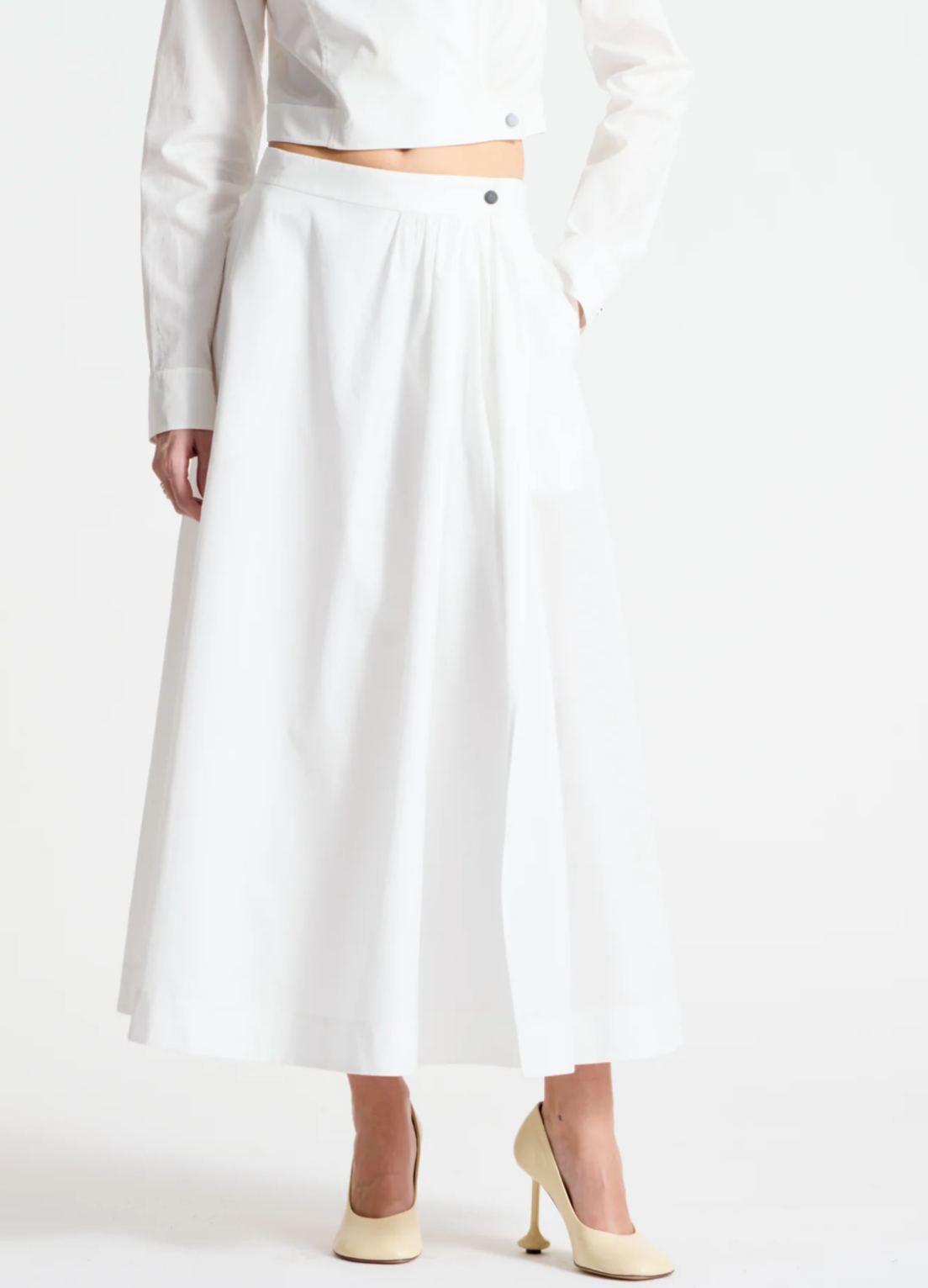 Flora Poplin Skirt