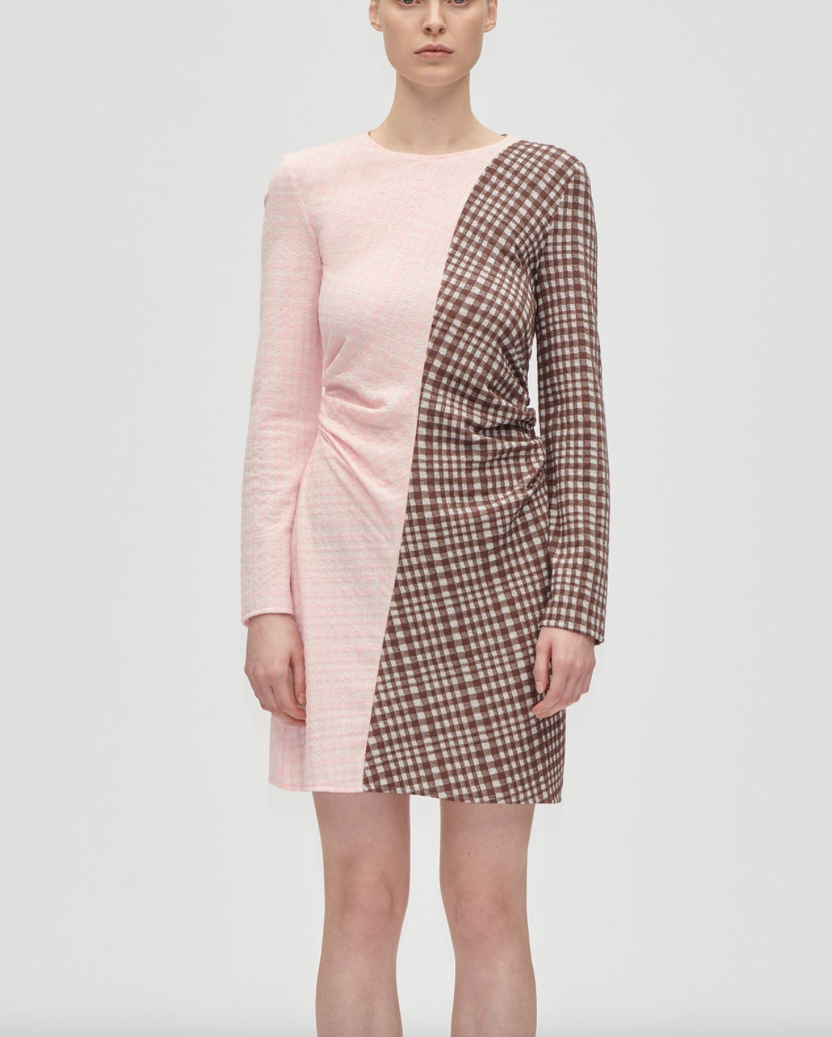 Ruched Waist Short Dress