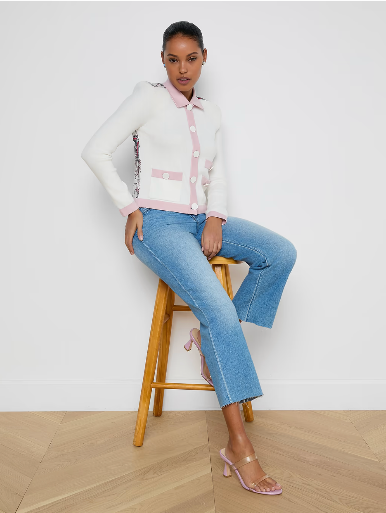 Nomi Satin Back Cardigan