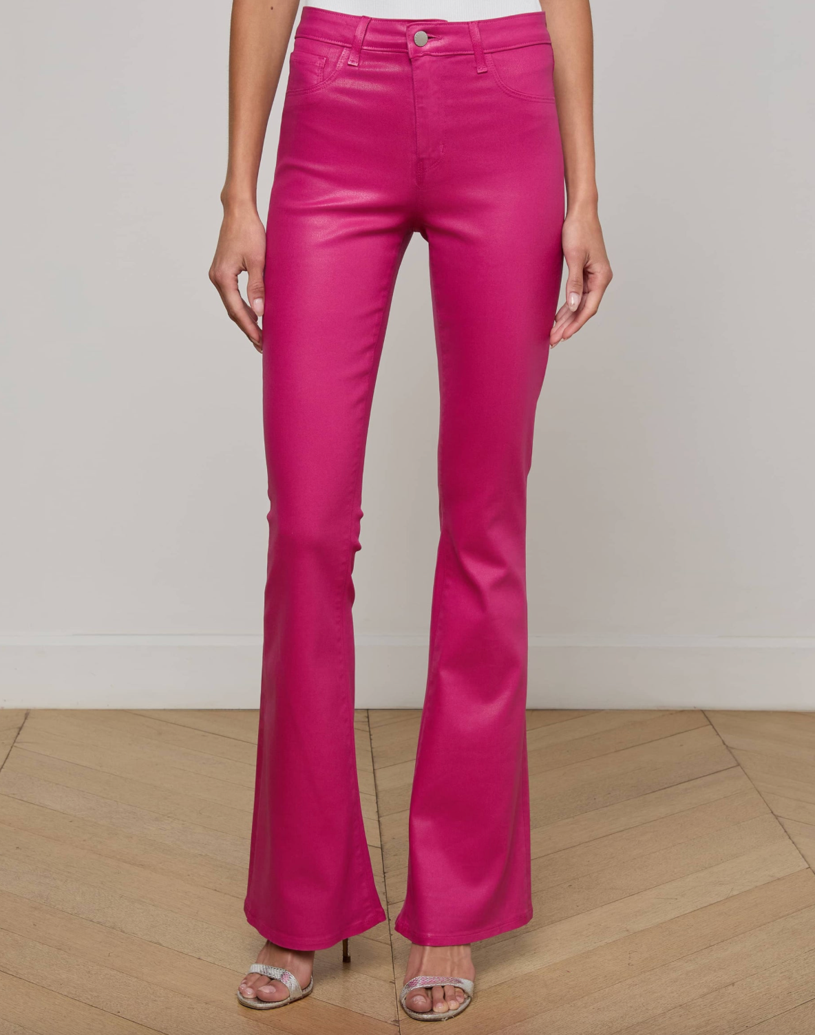 Marty High Rise Flare Coated