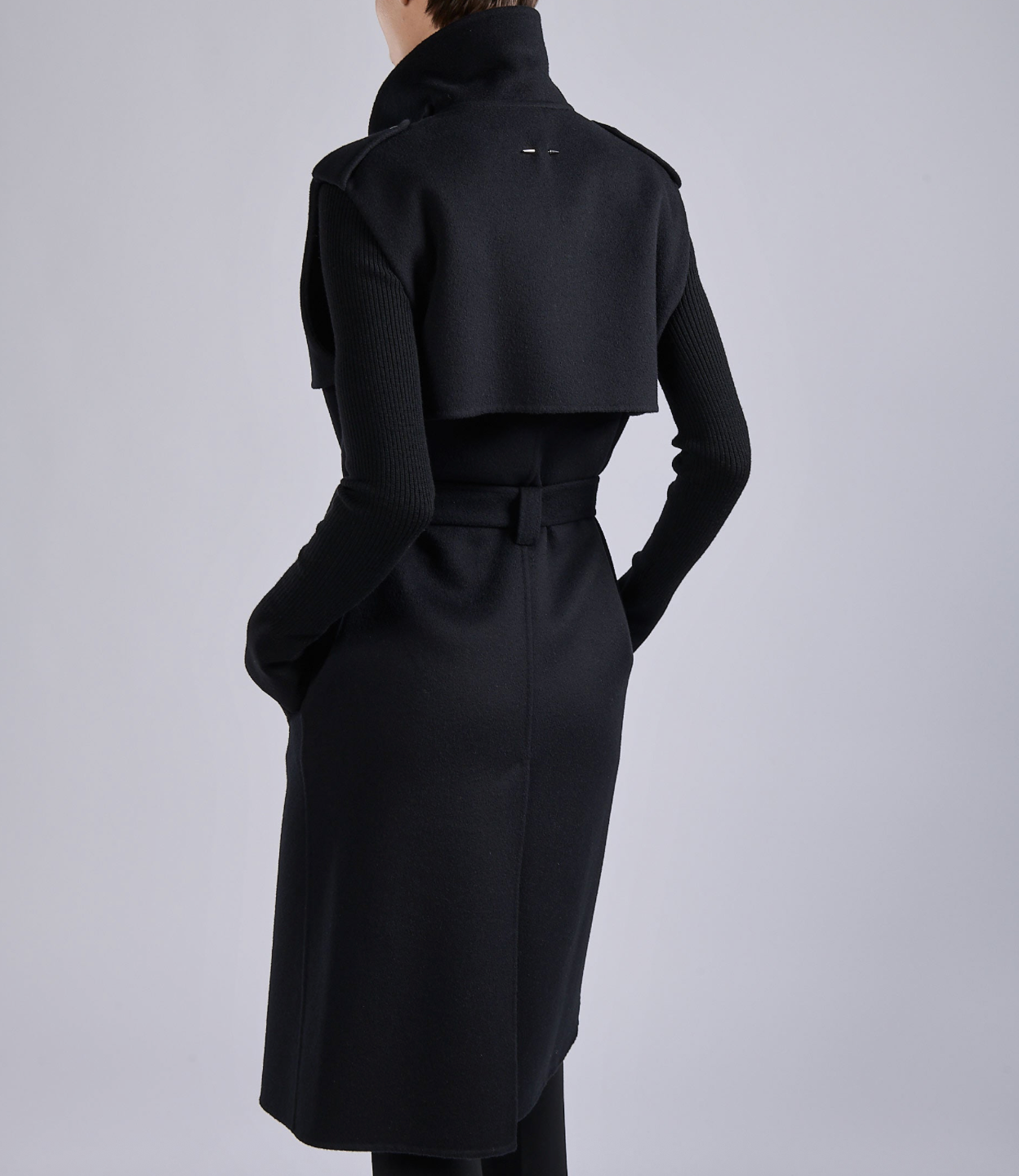 Sleeveless Wool Jacket