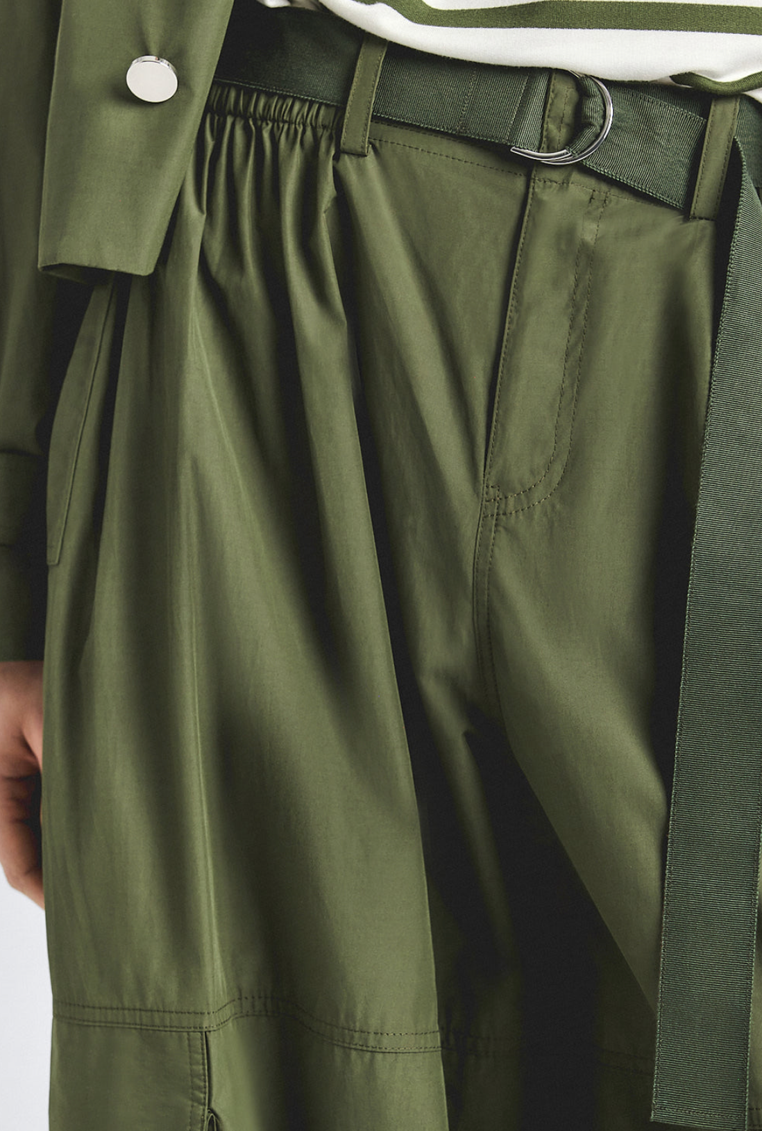 Tamsin Poplin Balloon Cargo Pant