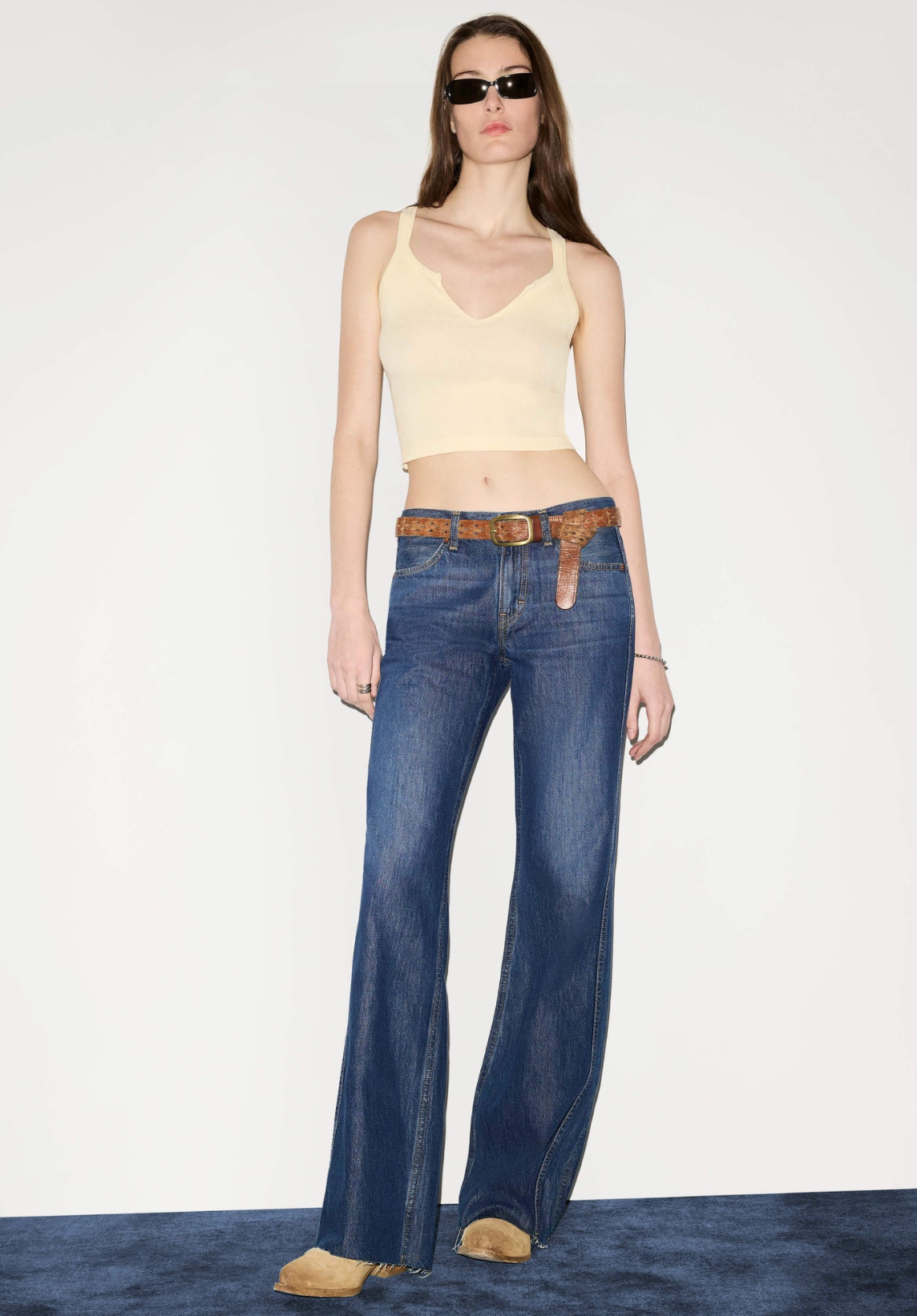 V Cut Ribbed Tank