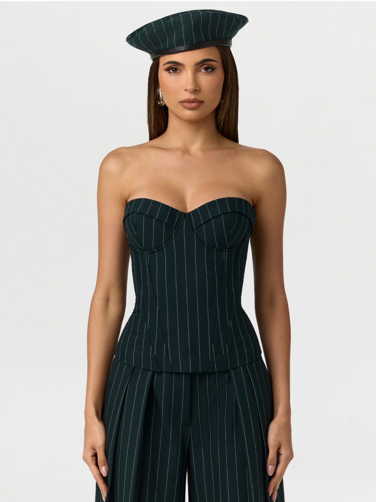 Suiting Pinstripe Bustier