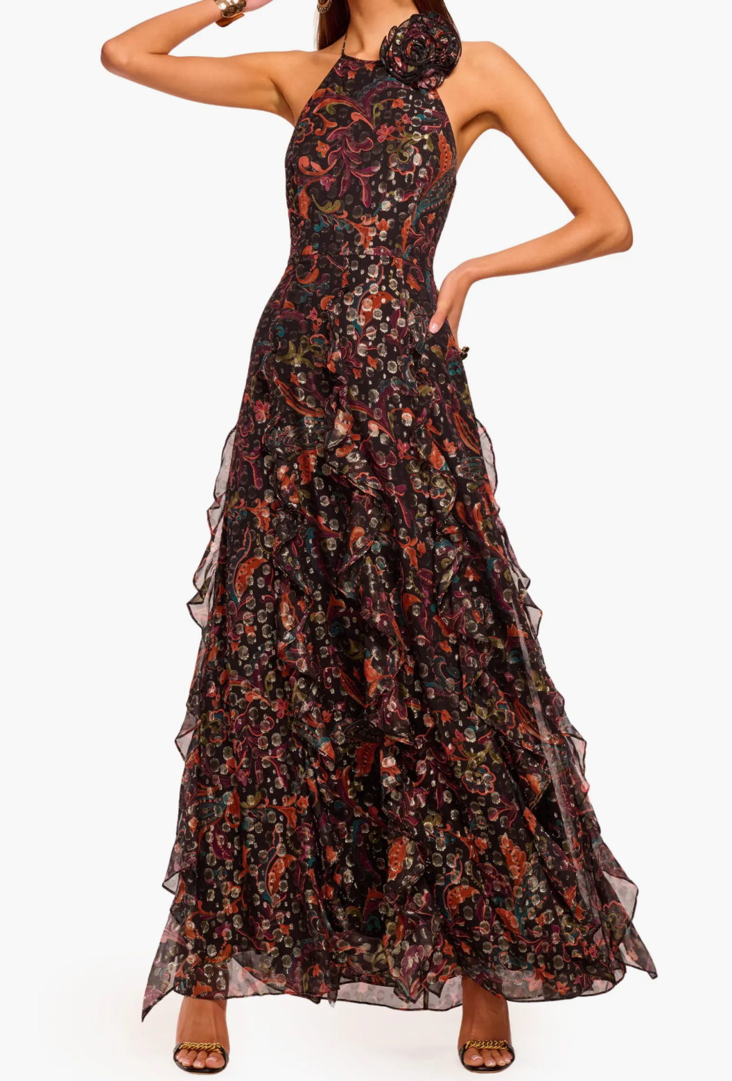 Printed Idella Gown