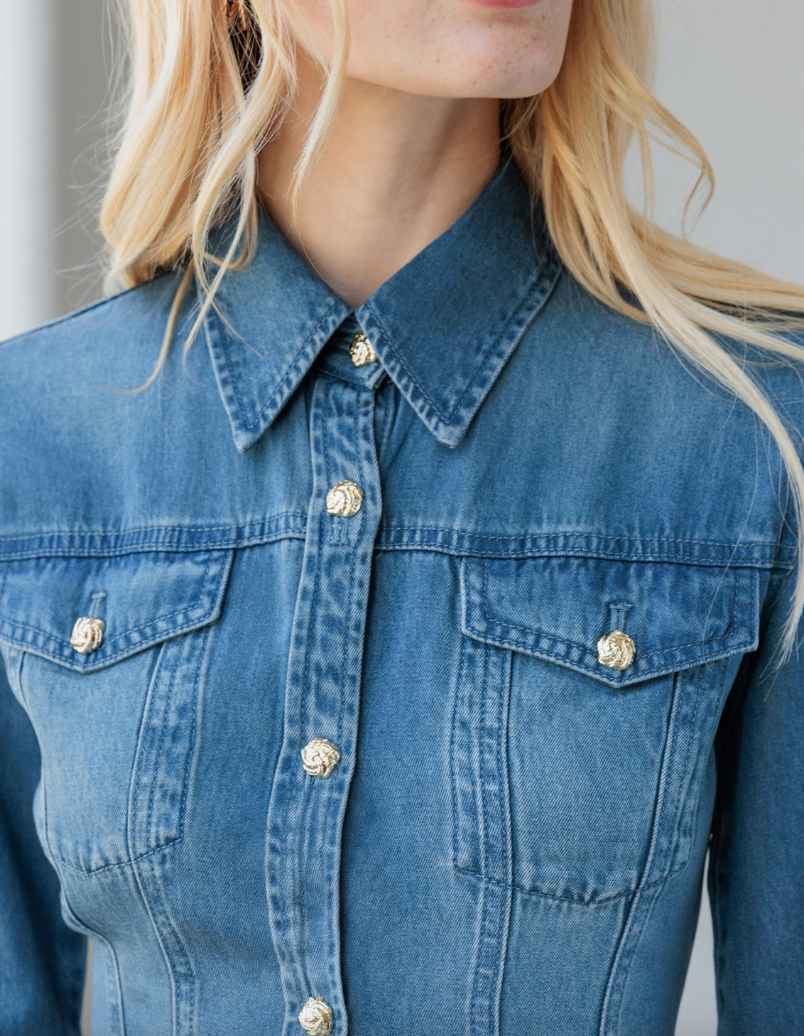 Antoinette Denim Skirt