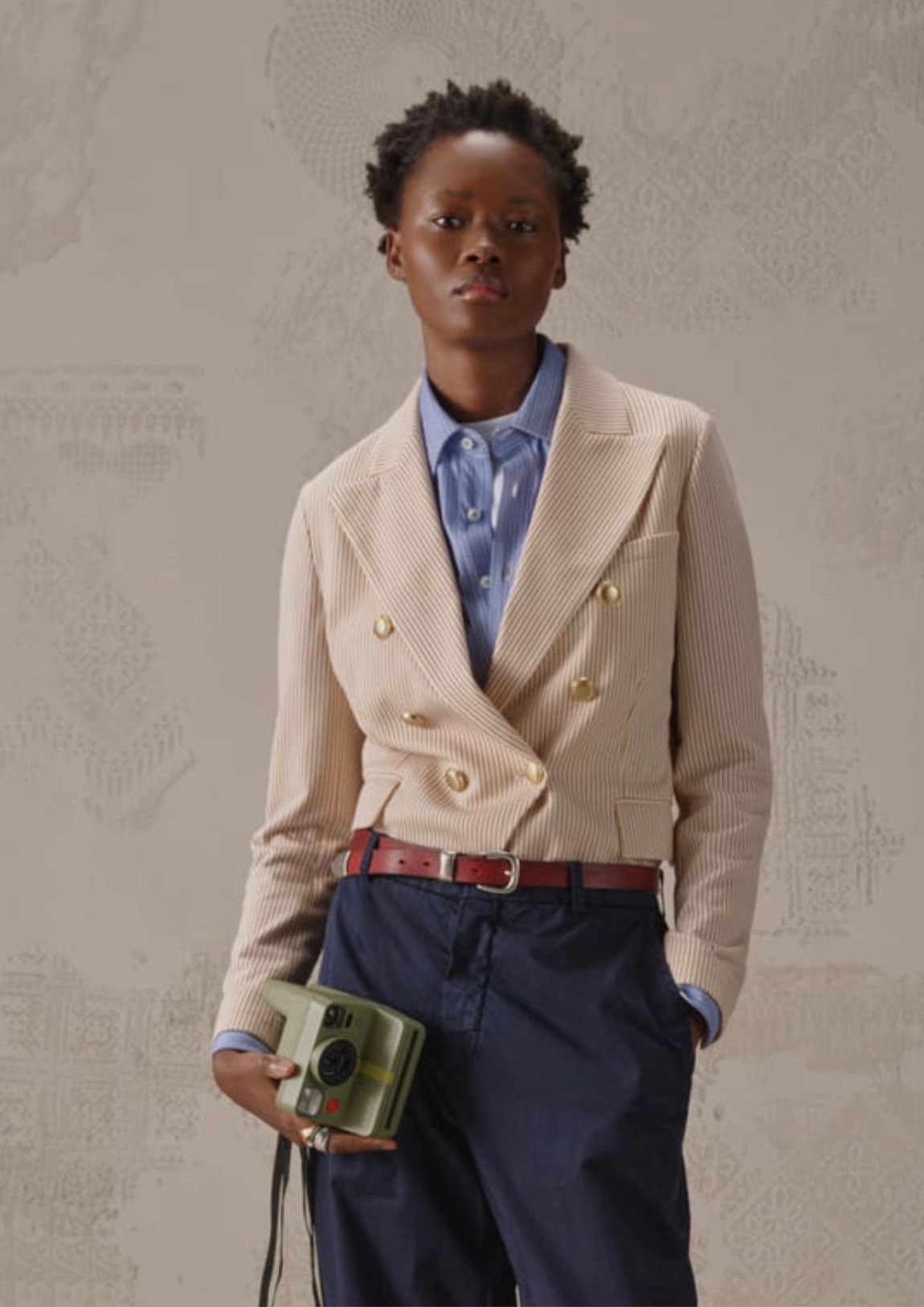 Double Breasted, Thin Stripe Oxford