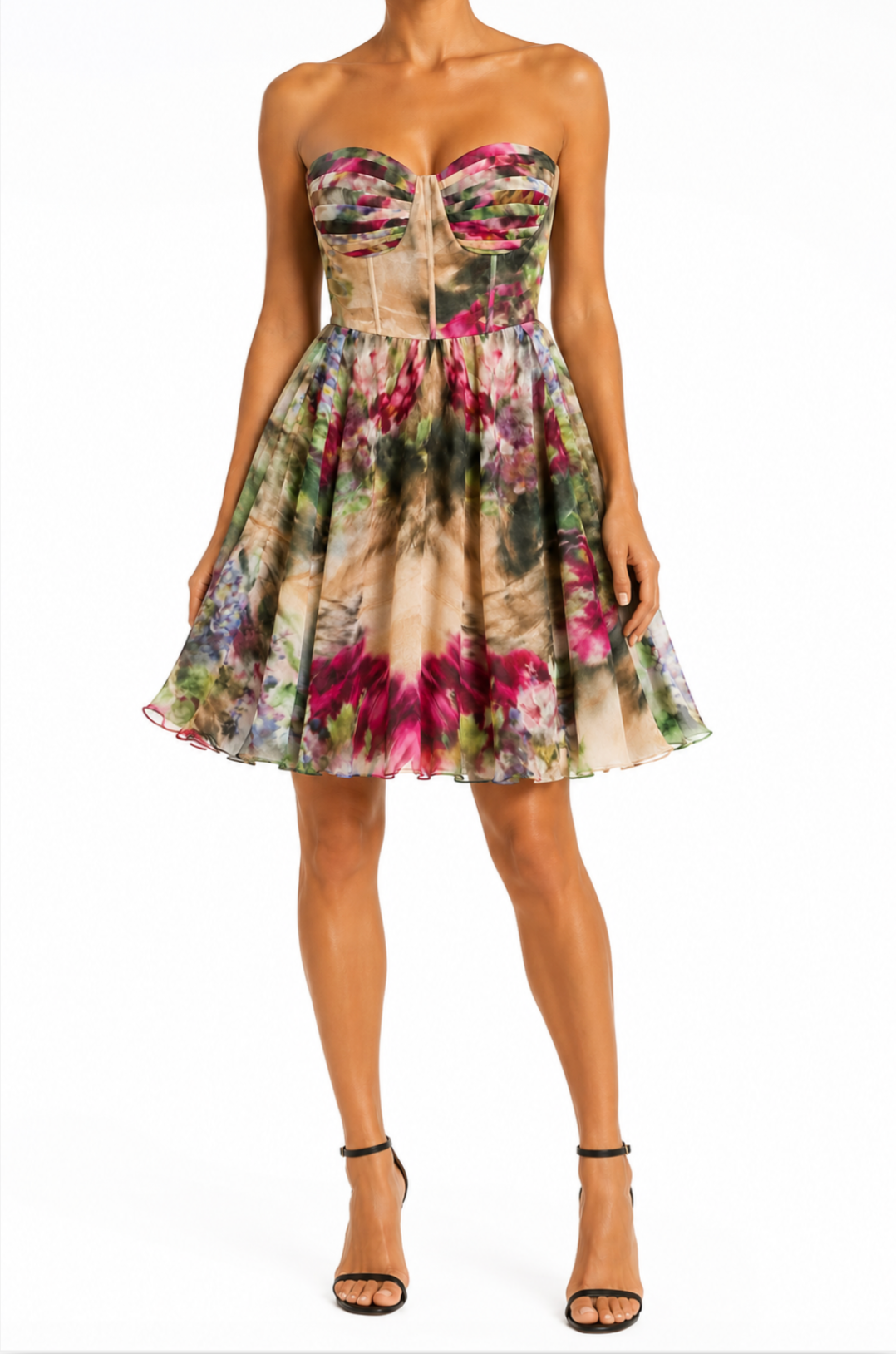 Smoked Petals Mini Dress