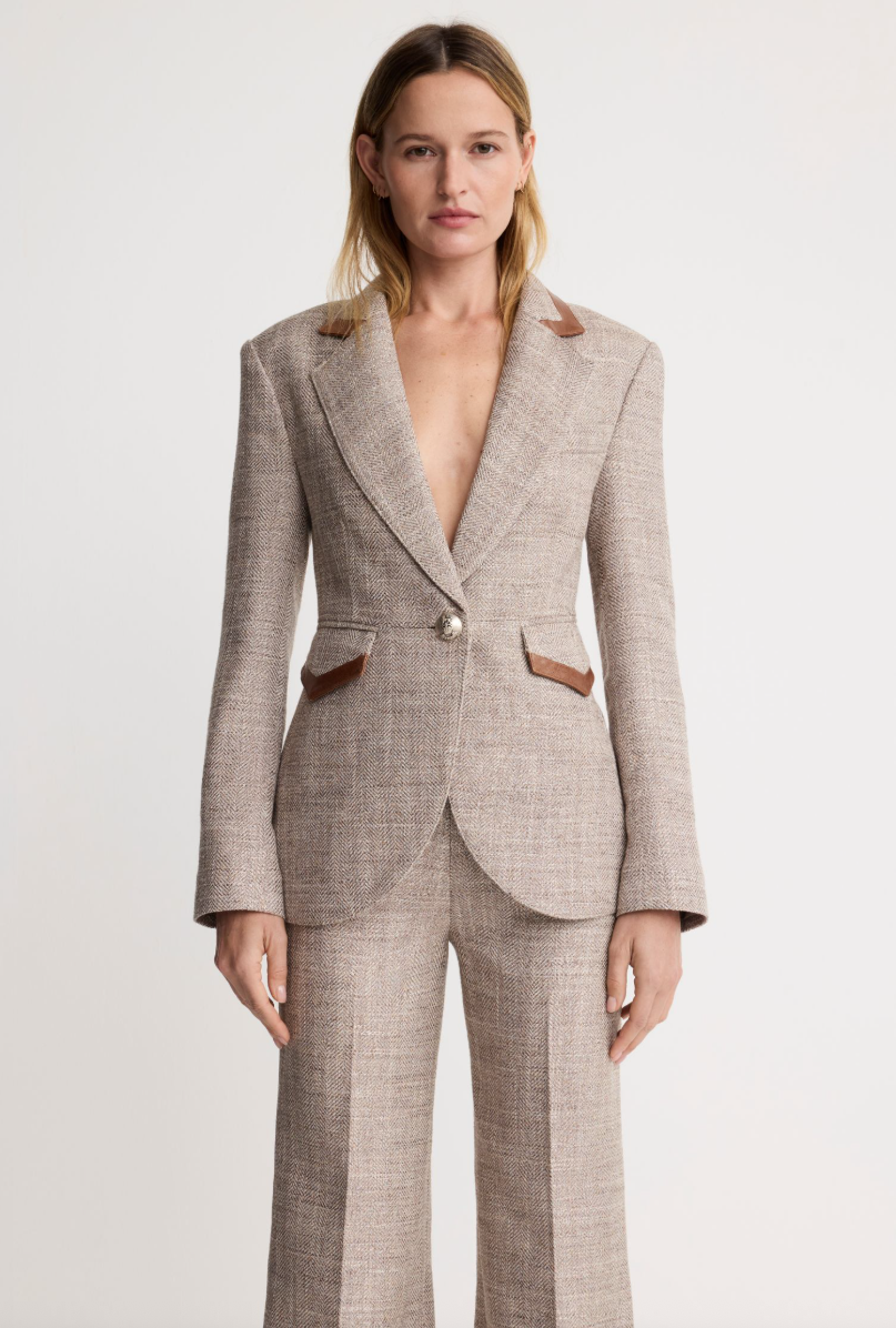 Taped Seamed Blazer