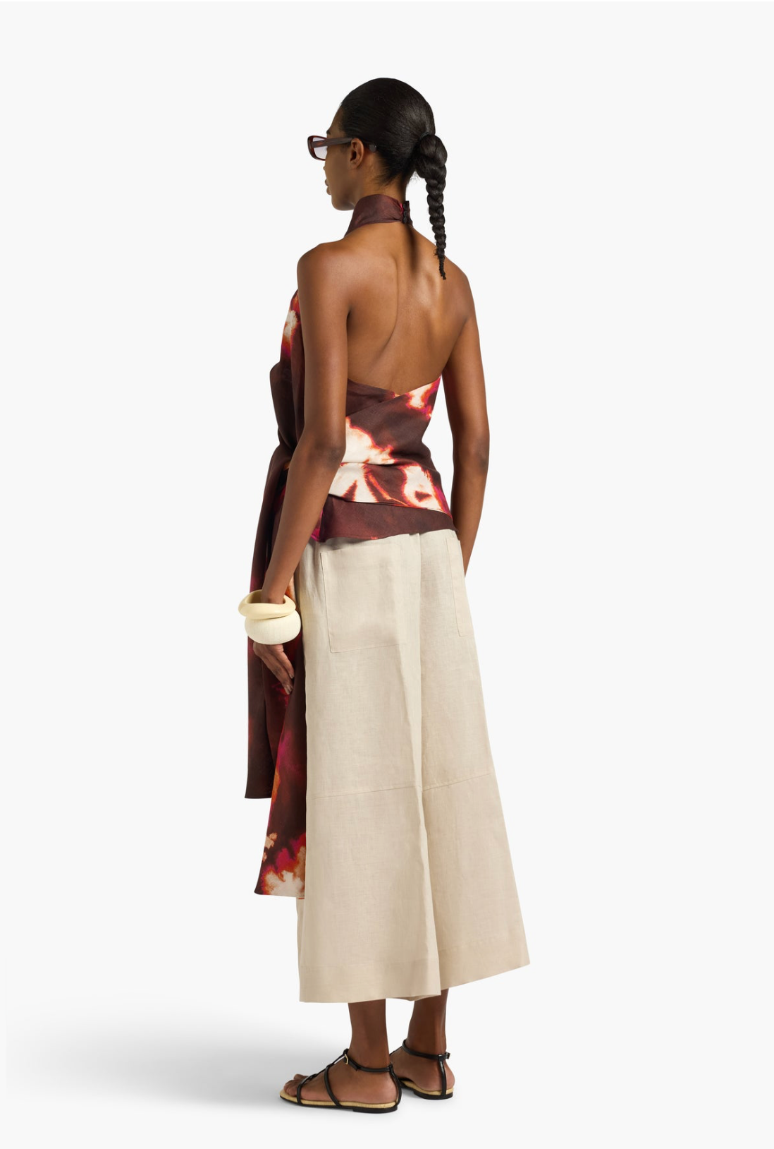 Printed Sleeveless Top