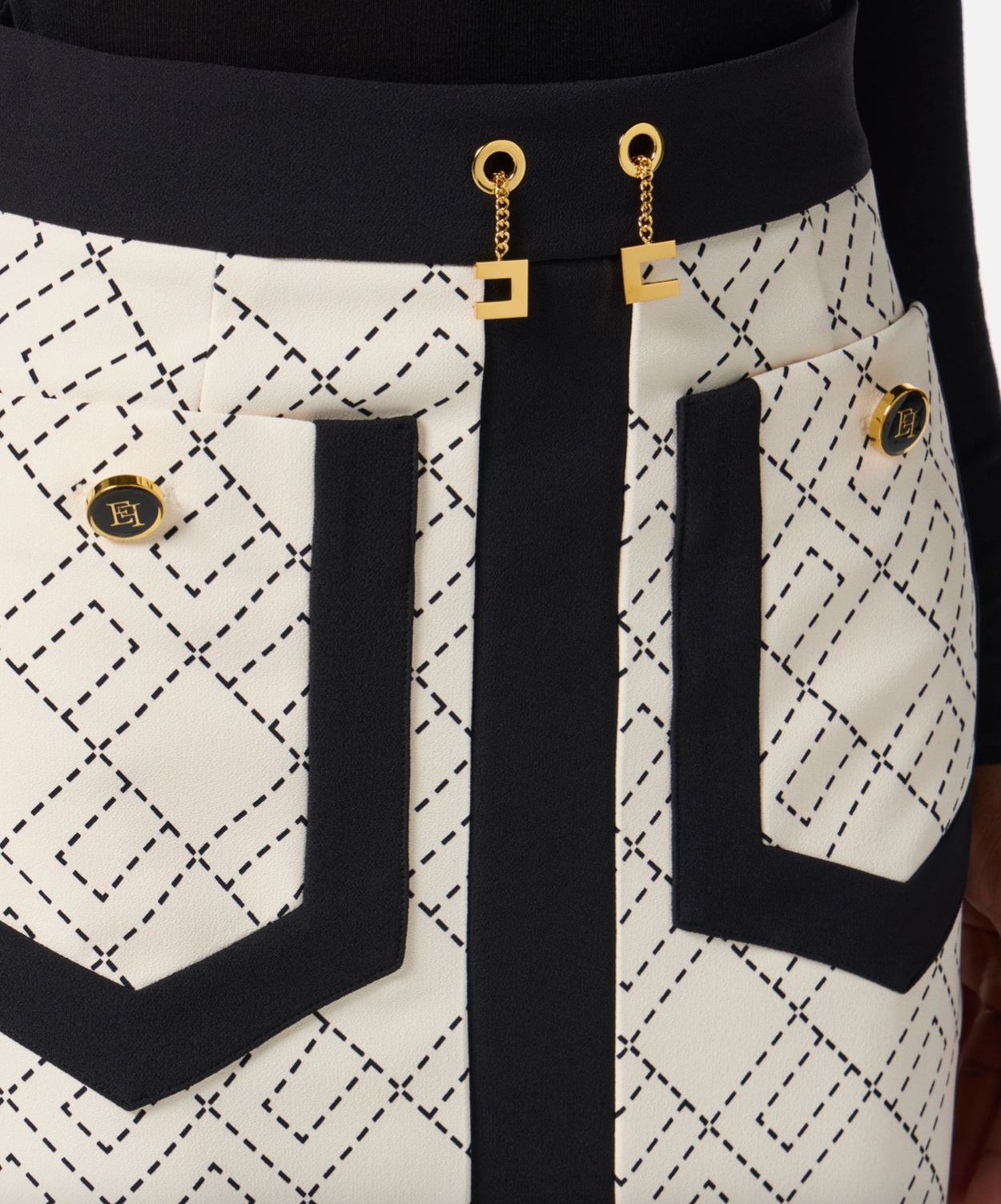 Double Crepe Skirt