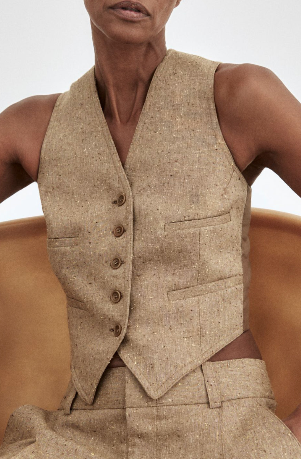 Cropped Vest