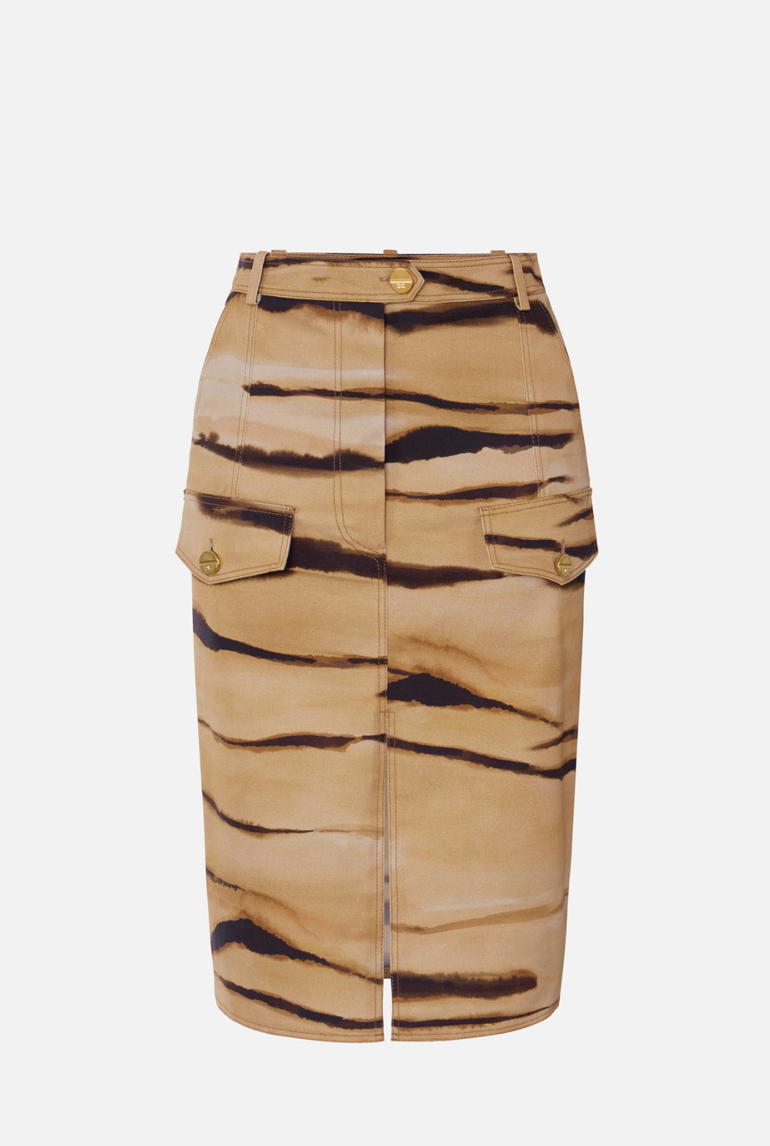 Printed Pencil Skirt