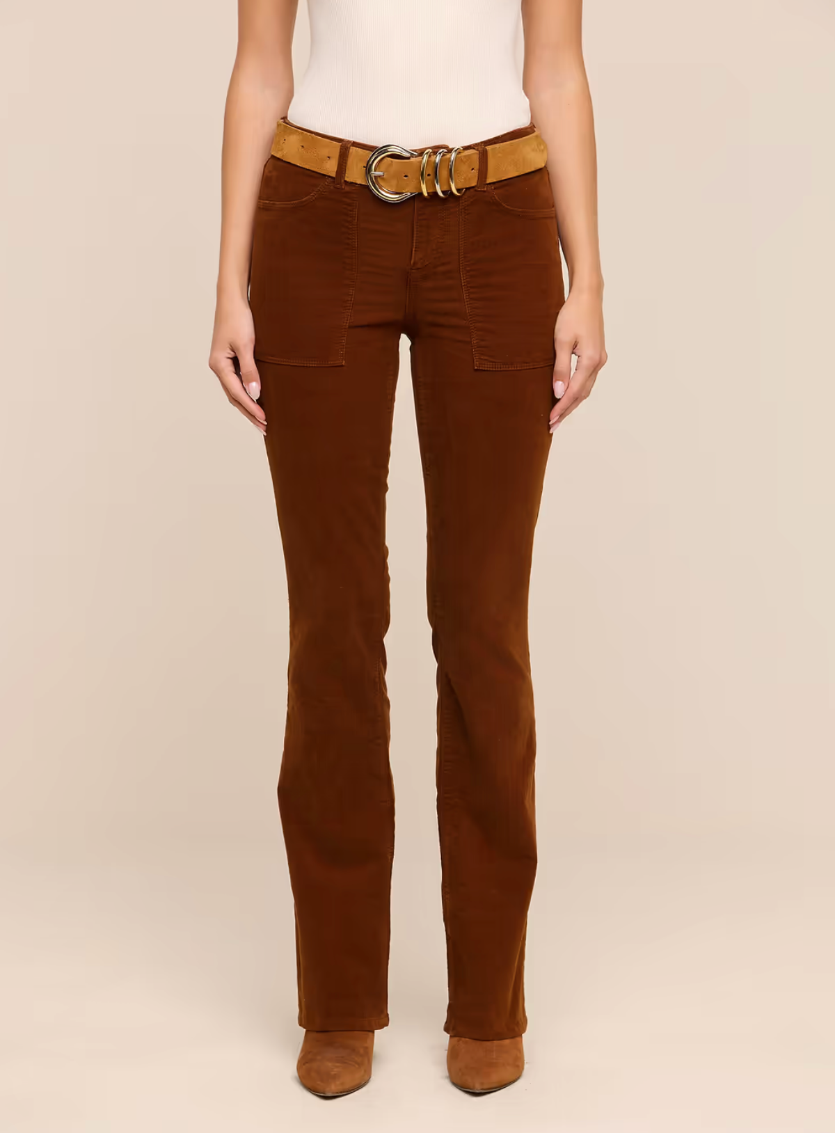 Saffia High Rise Slim Straight