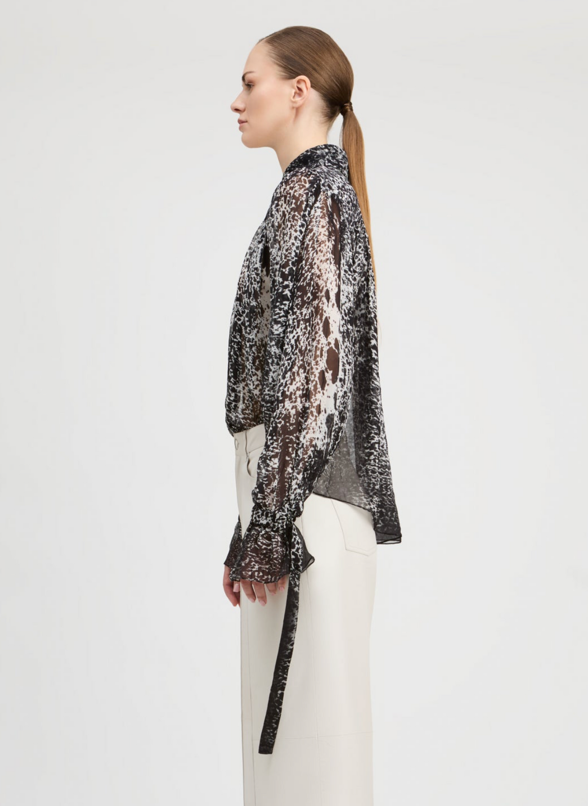 Walker Button Front Blouse