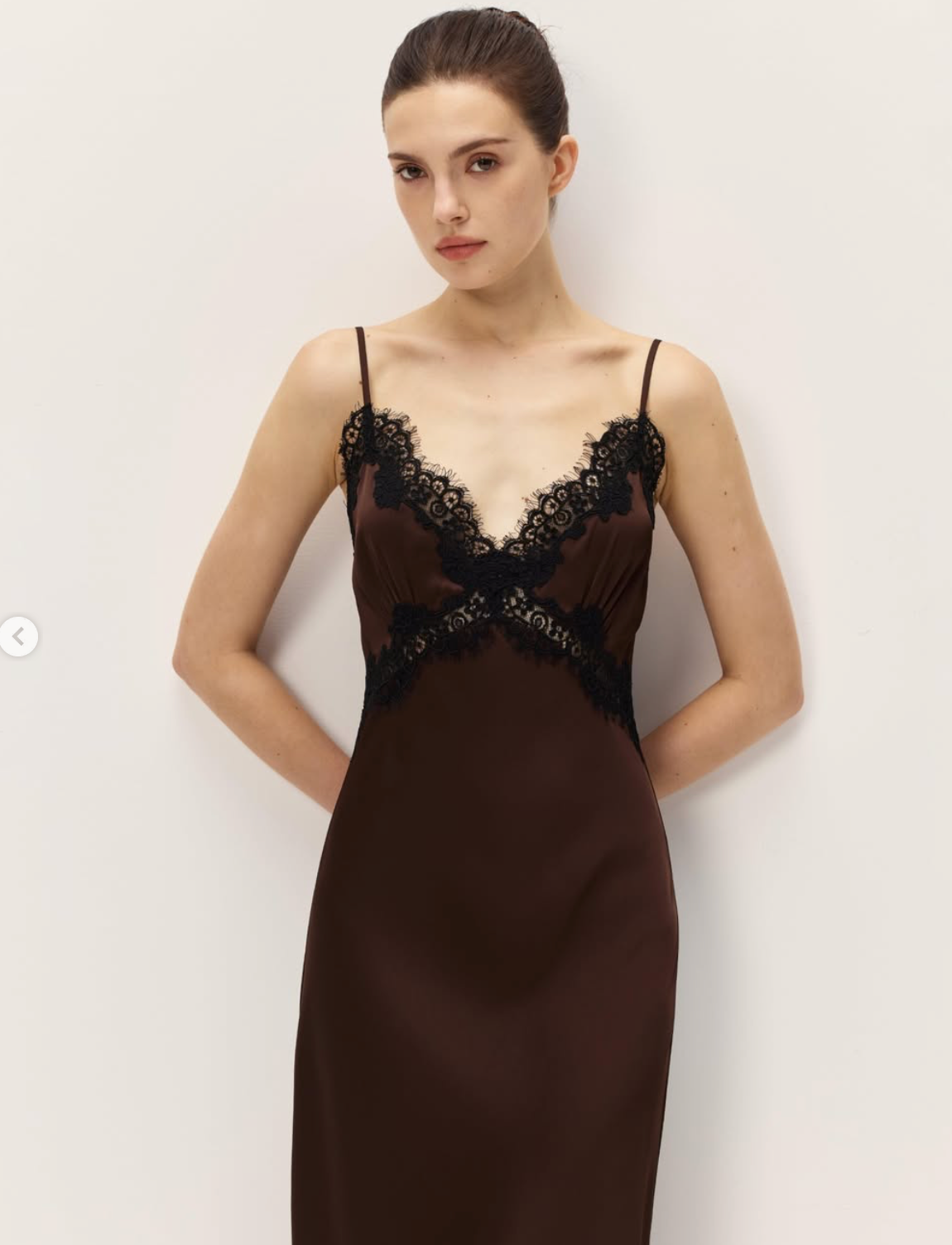 Evy Satin Slip Dress