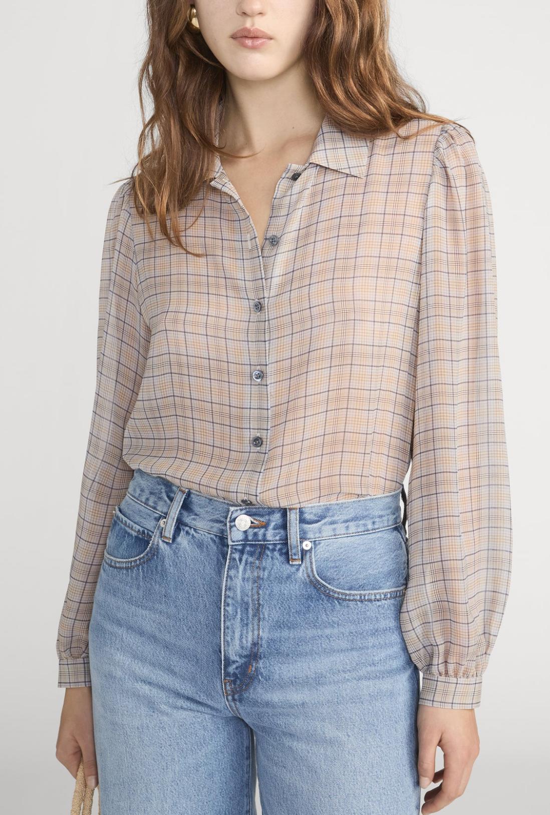 The Plaid Staple Blouse
