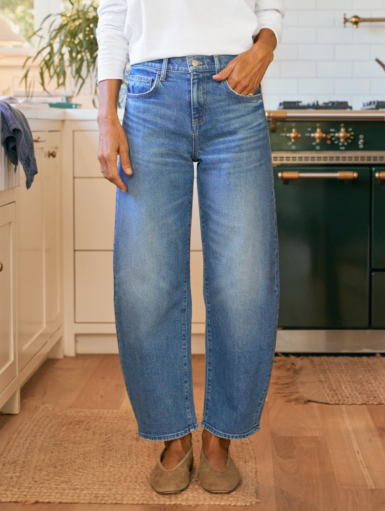 Brennan Barrel Leg Jean - 1978 Wash