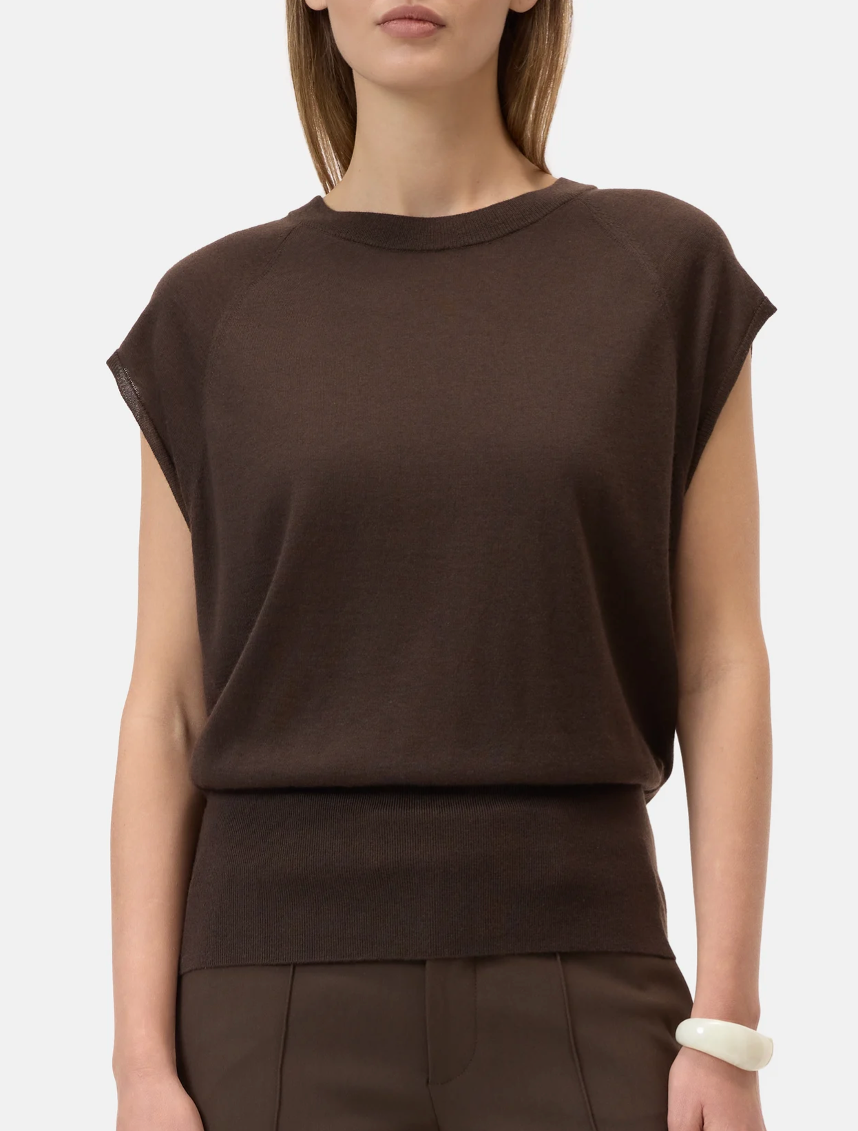 Crew Neck Sleeveless