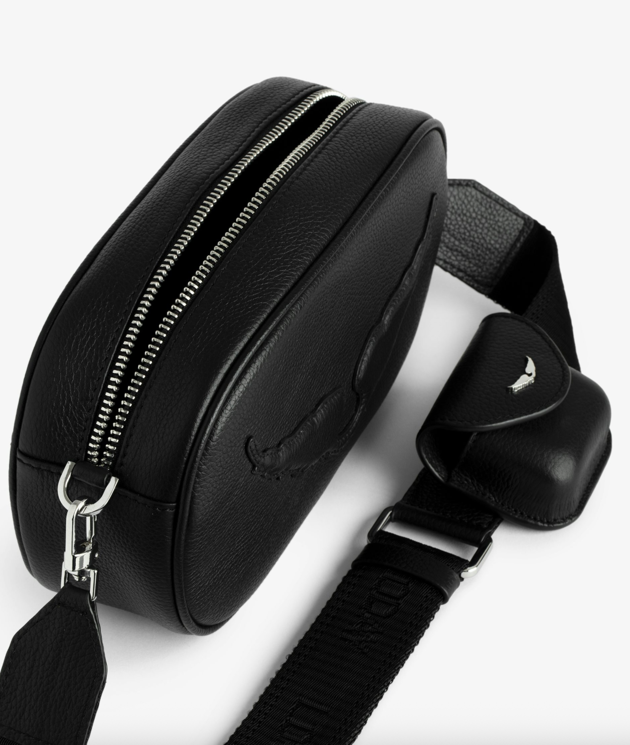 Rock with You Grained Leather Handbag