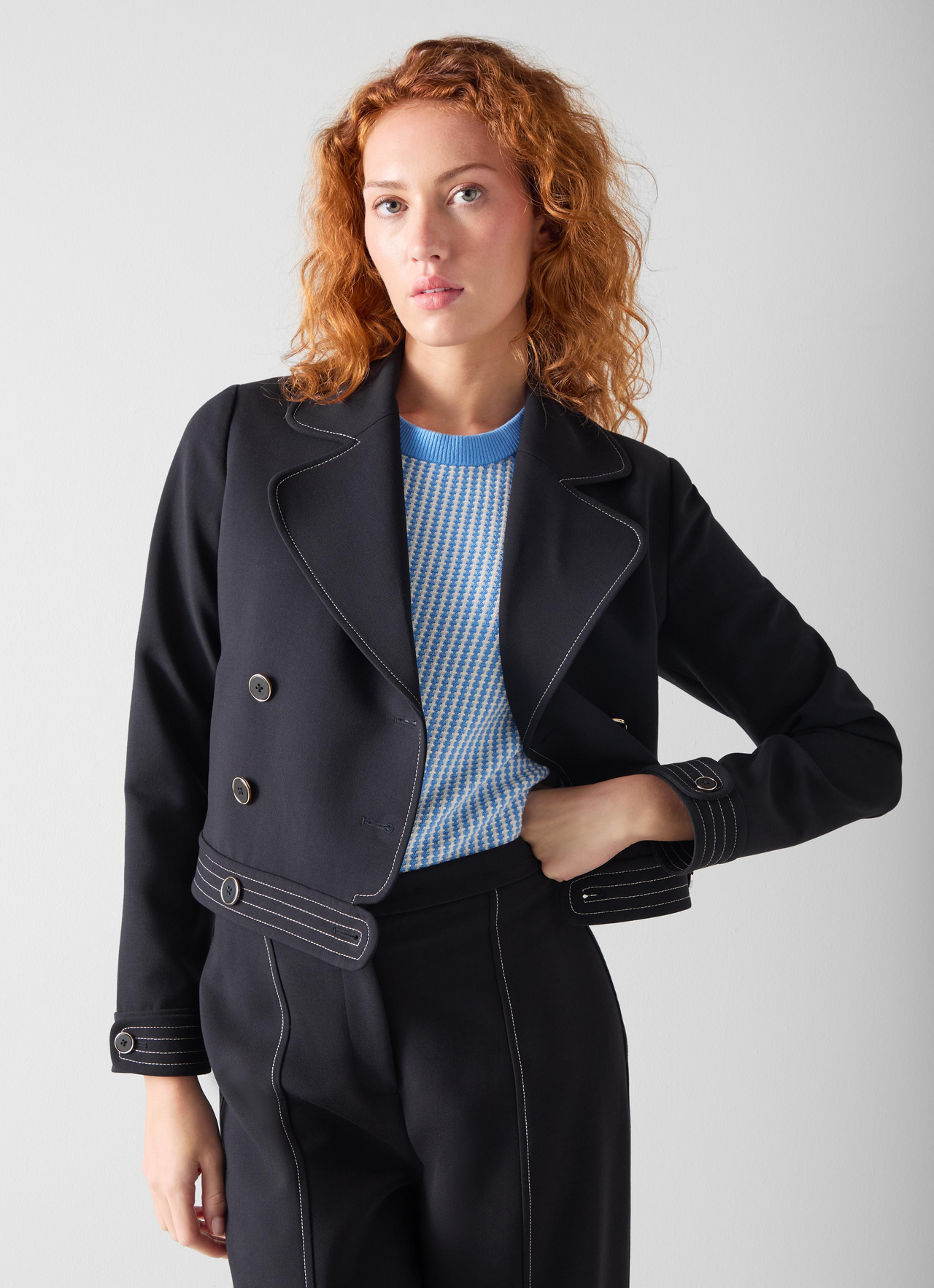 Eugine Cropped Jacket