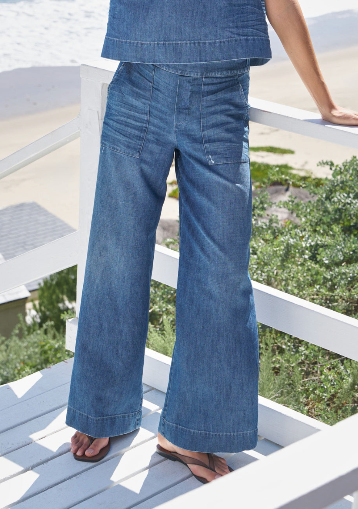 Patch Pocket Pull On Pant