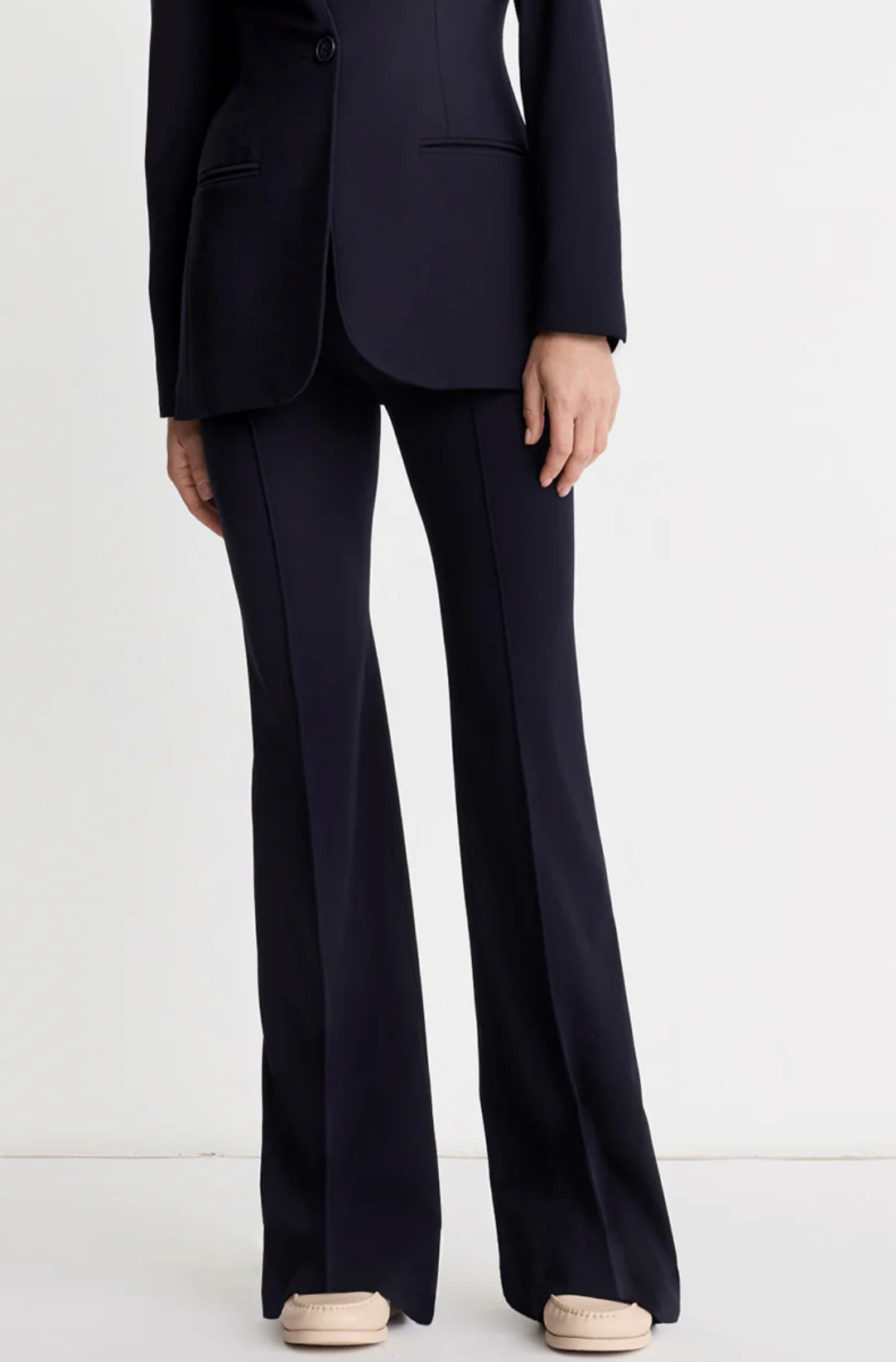 Pintuck Flare Pant