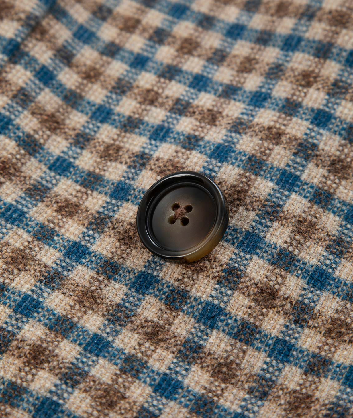 Double Breasted Blazer, Check Cashmere