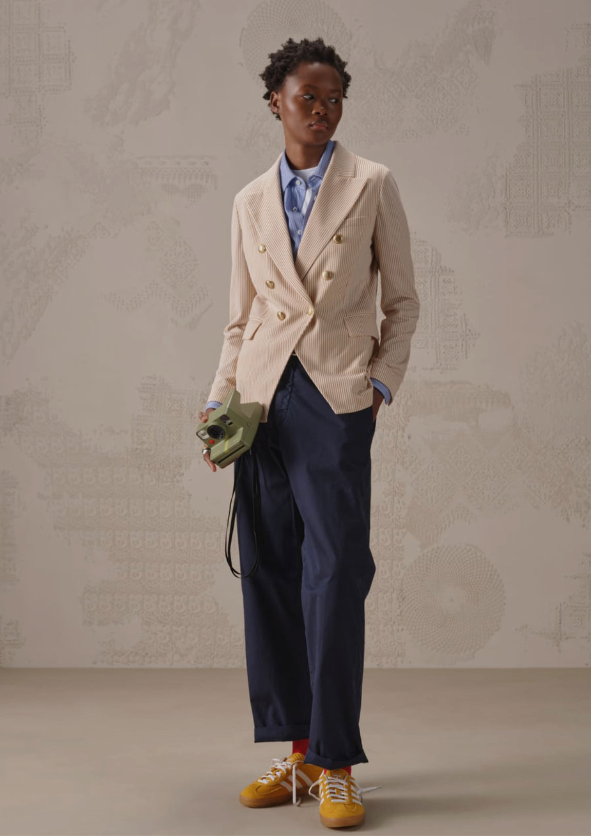 Double Breasted, Thin Stripe Oxford