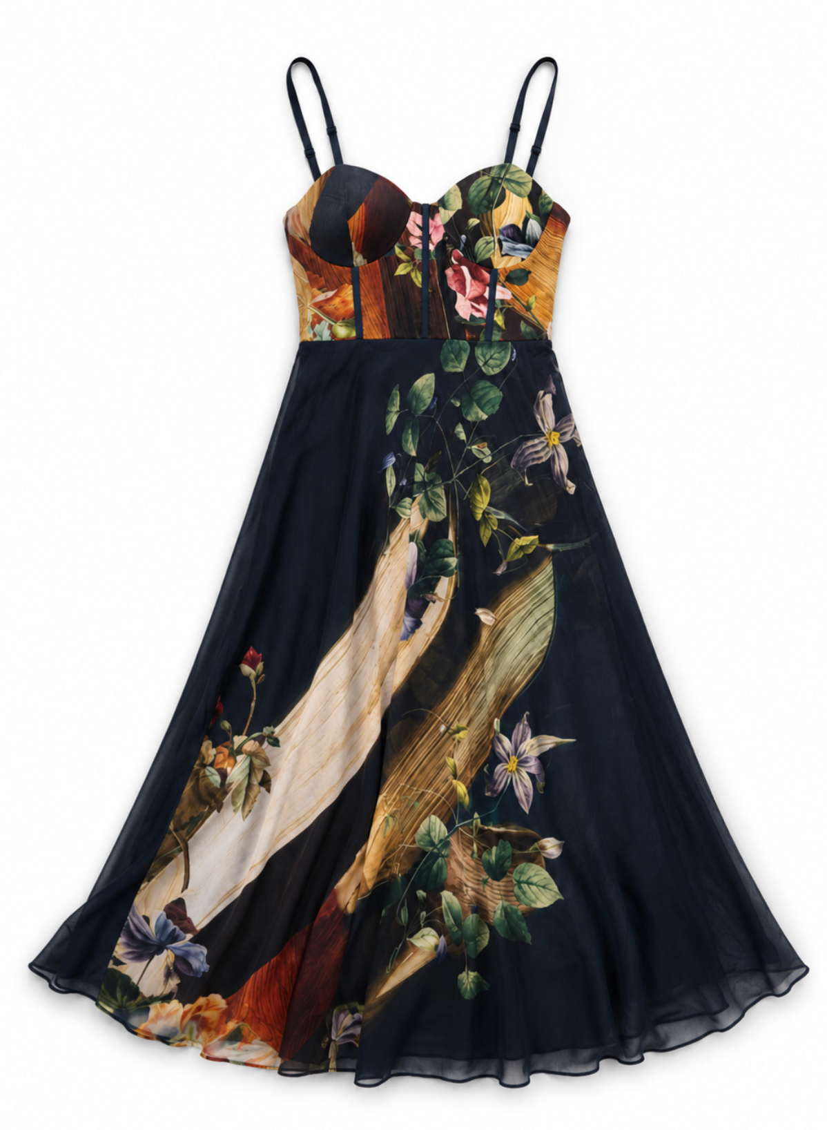 Shadow Flora Long Dress