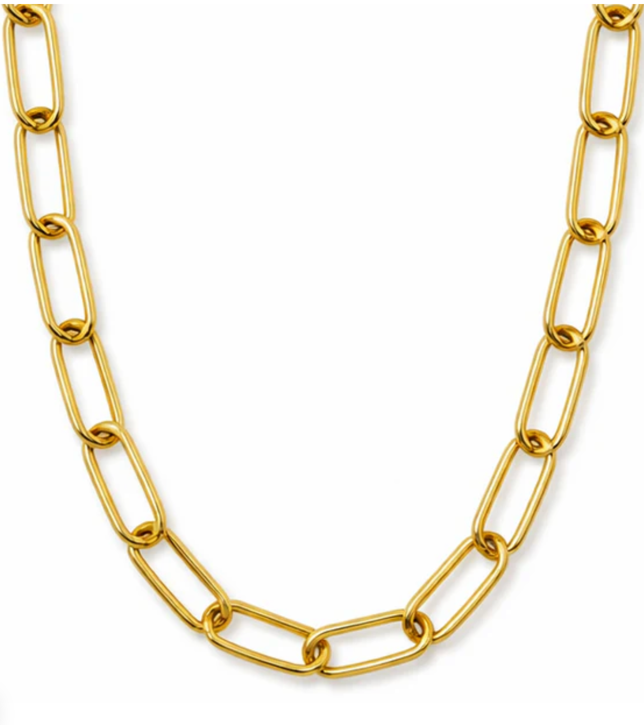 Carla Paperclip Chain Necklace